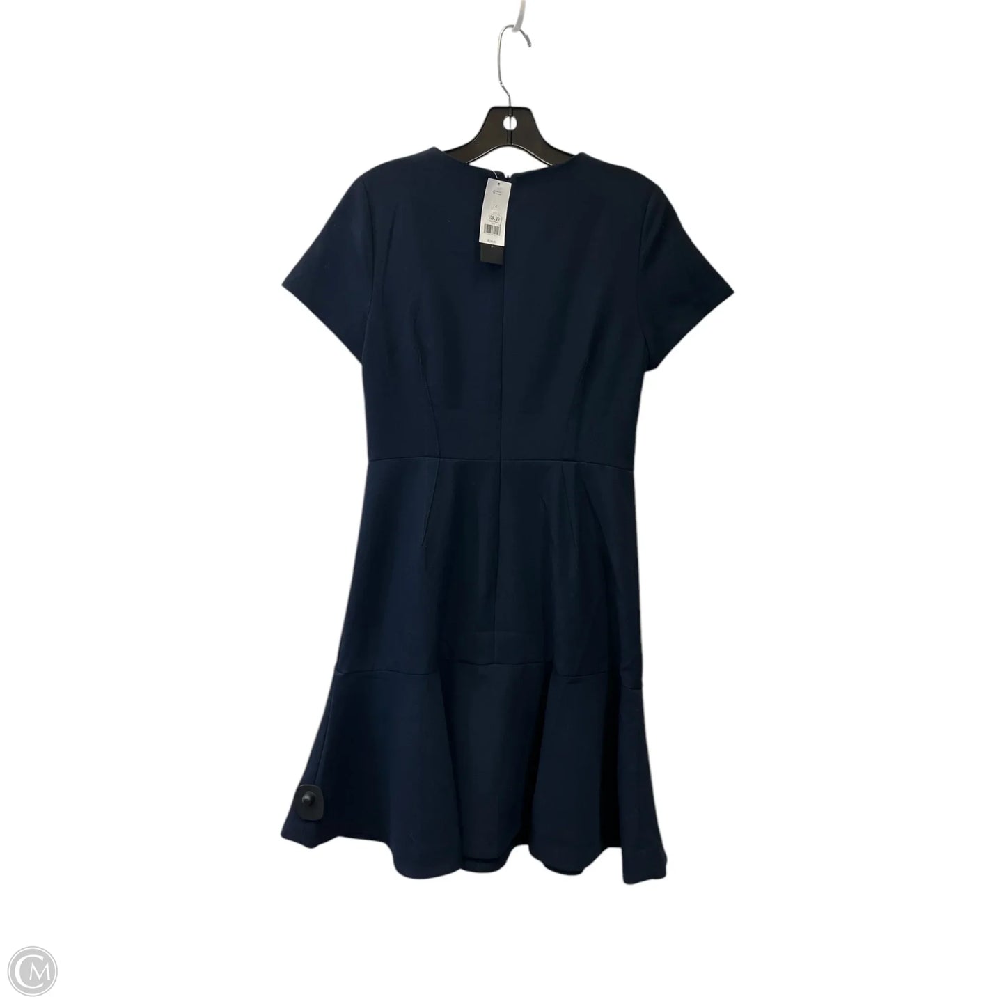 Dress Casual Midi By Banana Republic In Navy, Size: Xl