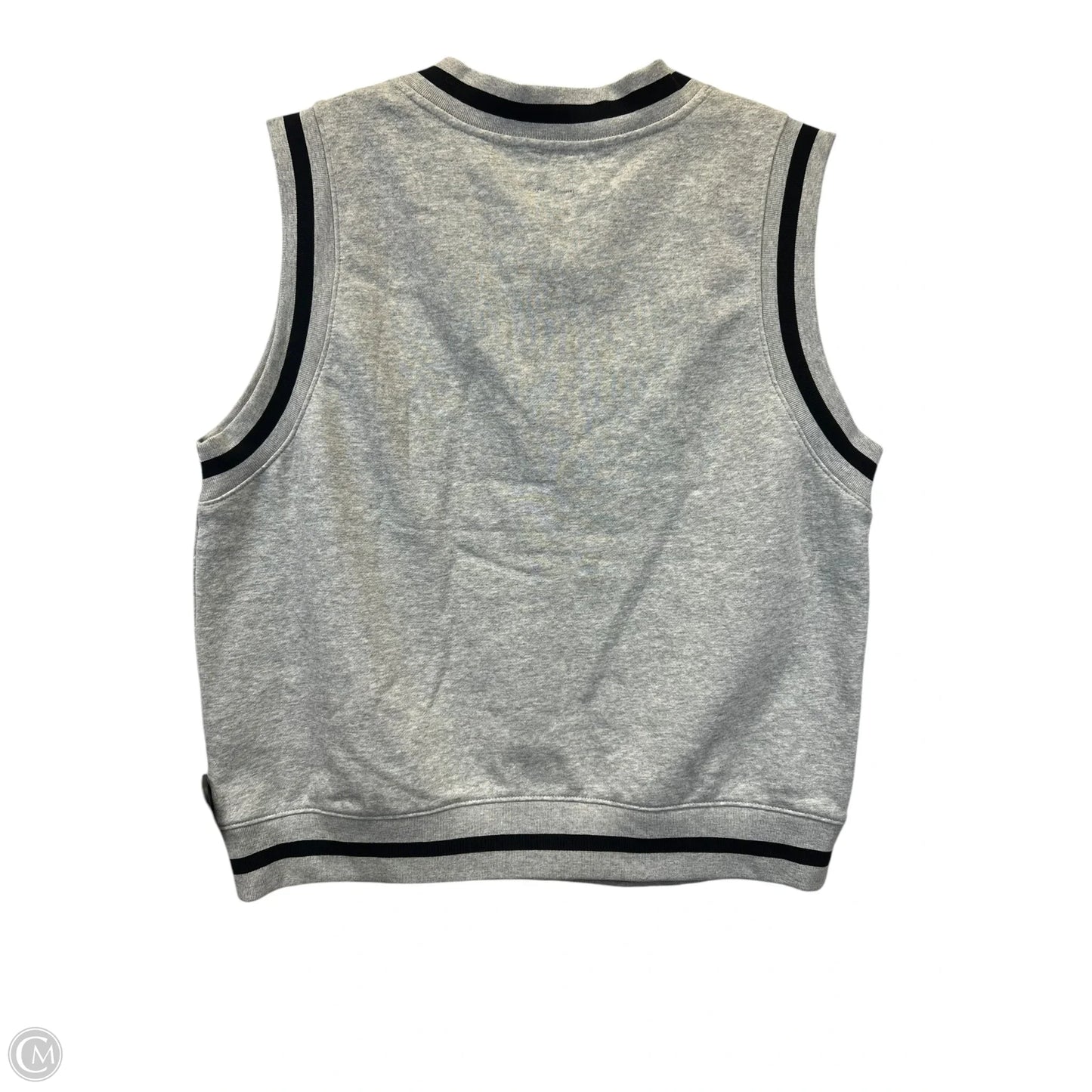 Vest Other By Gap In Black & Grey, Size: L