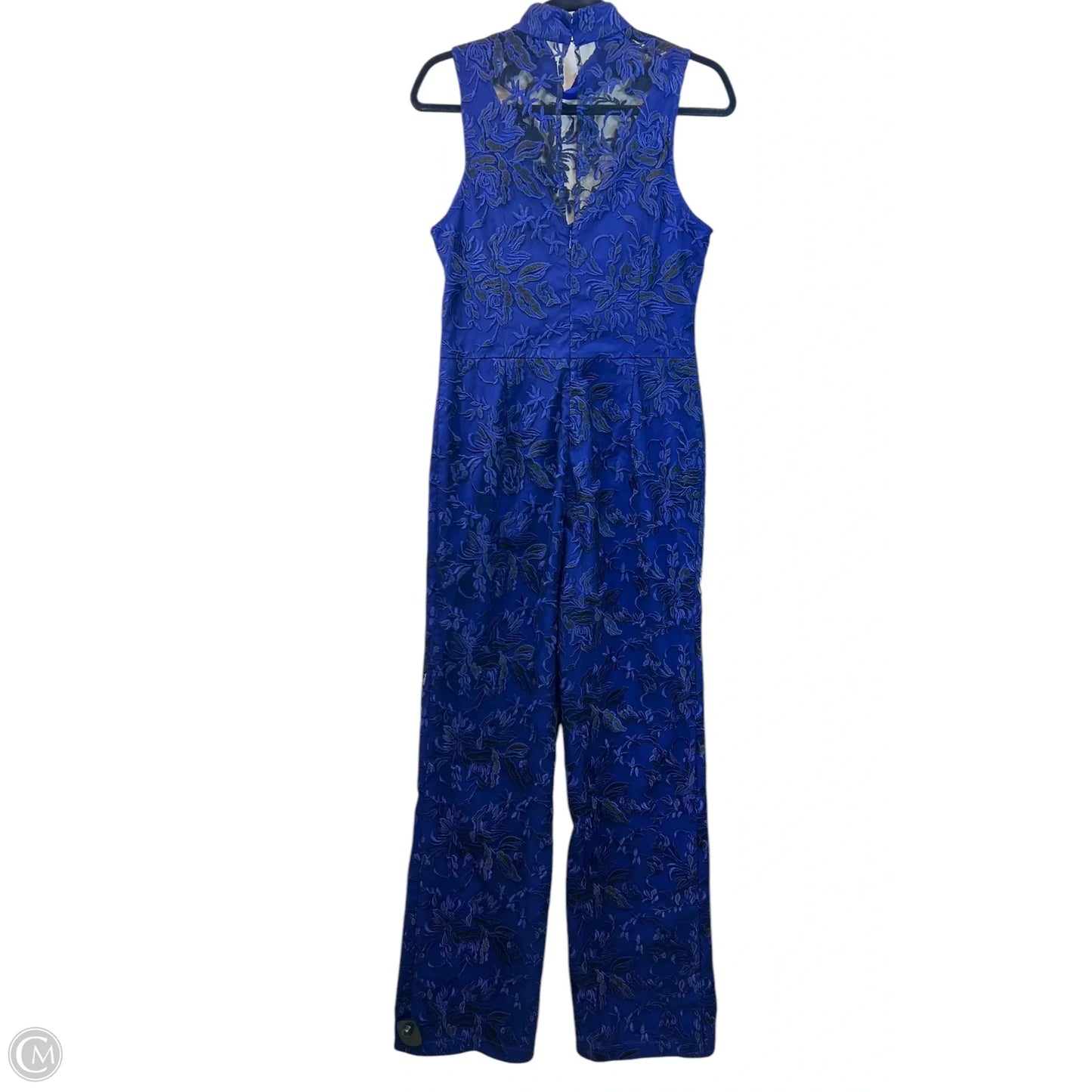Jumpsuit Designer By Trina Turk In Blue, Size: S