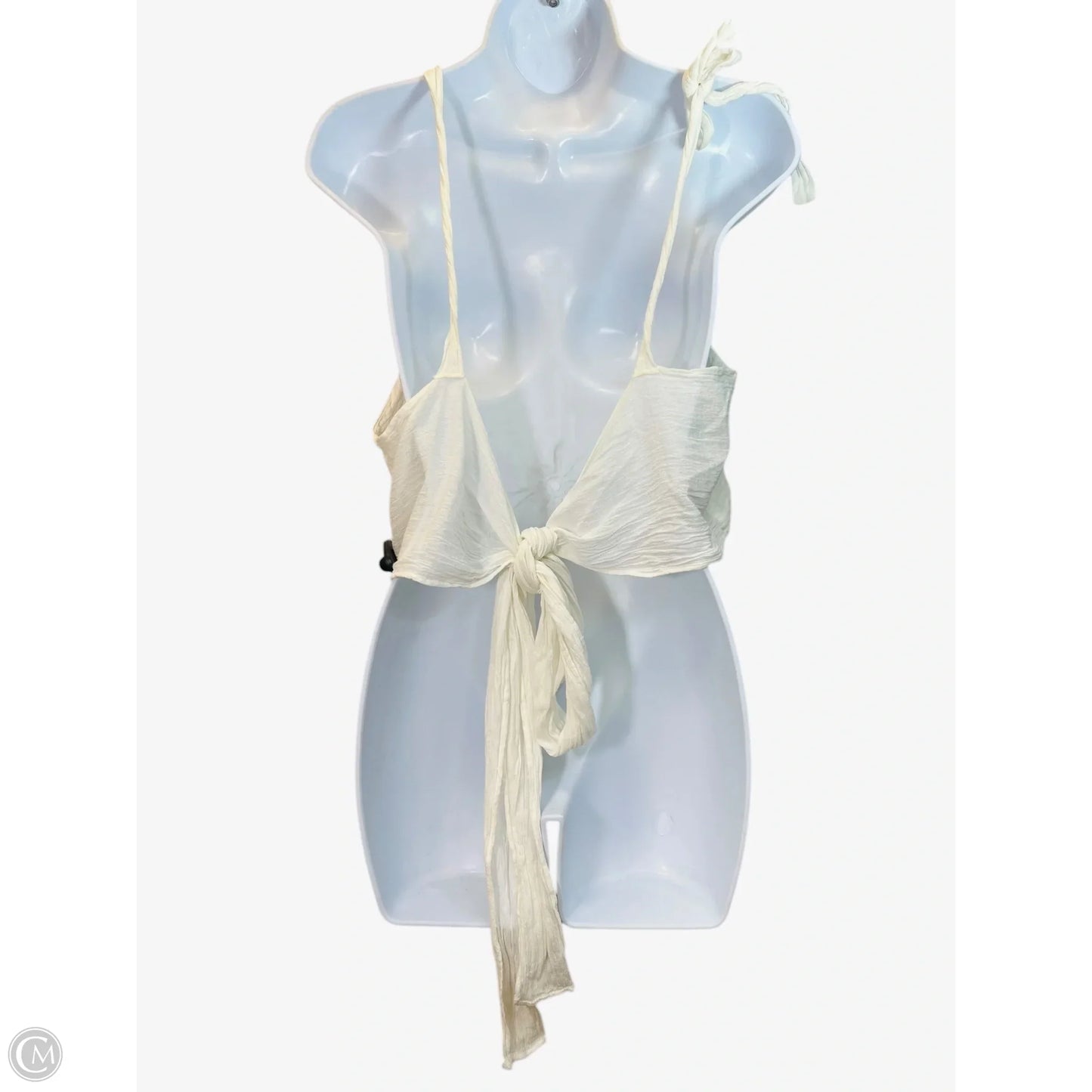 Top Sleeveless Designer By Savannah Morrow The Label In White, Size: M