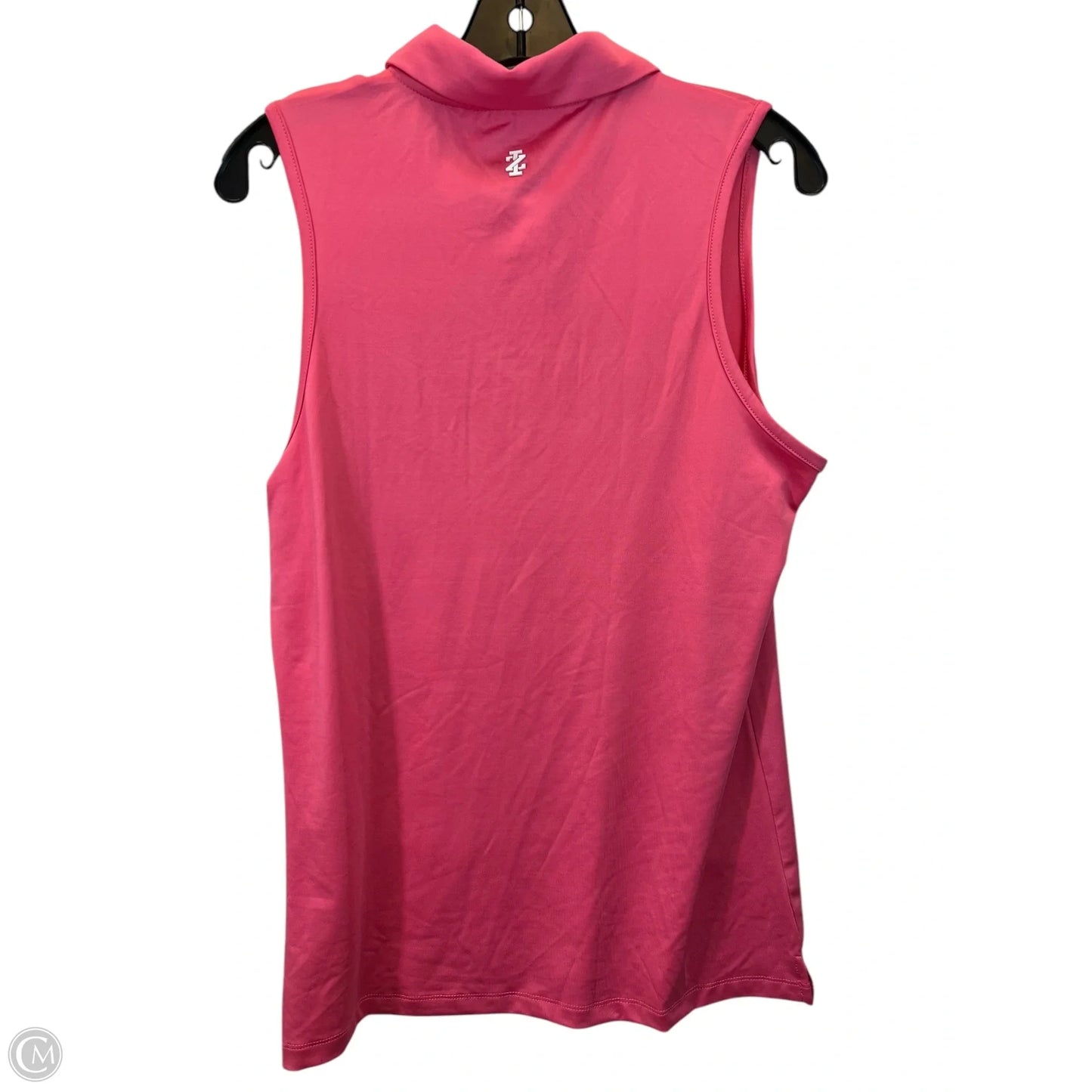 Athletic Tank Top By Izod In Pink, Size: L