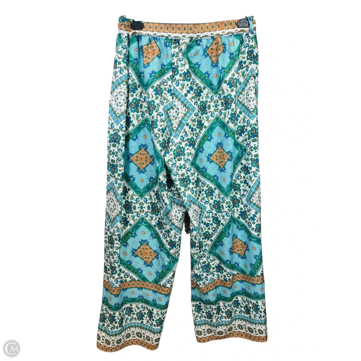 Pants Set 2pc By Shein In Blue & Green, Size: 1x