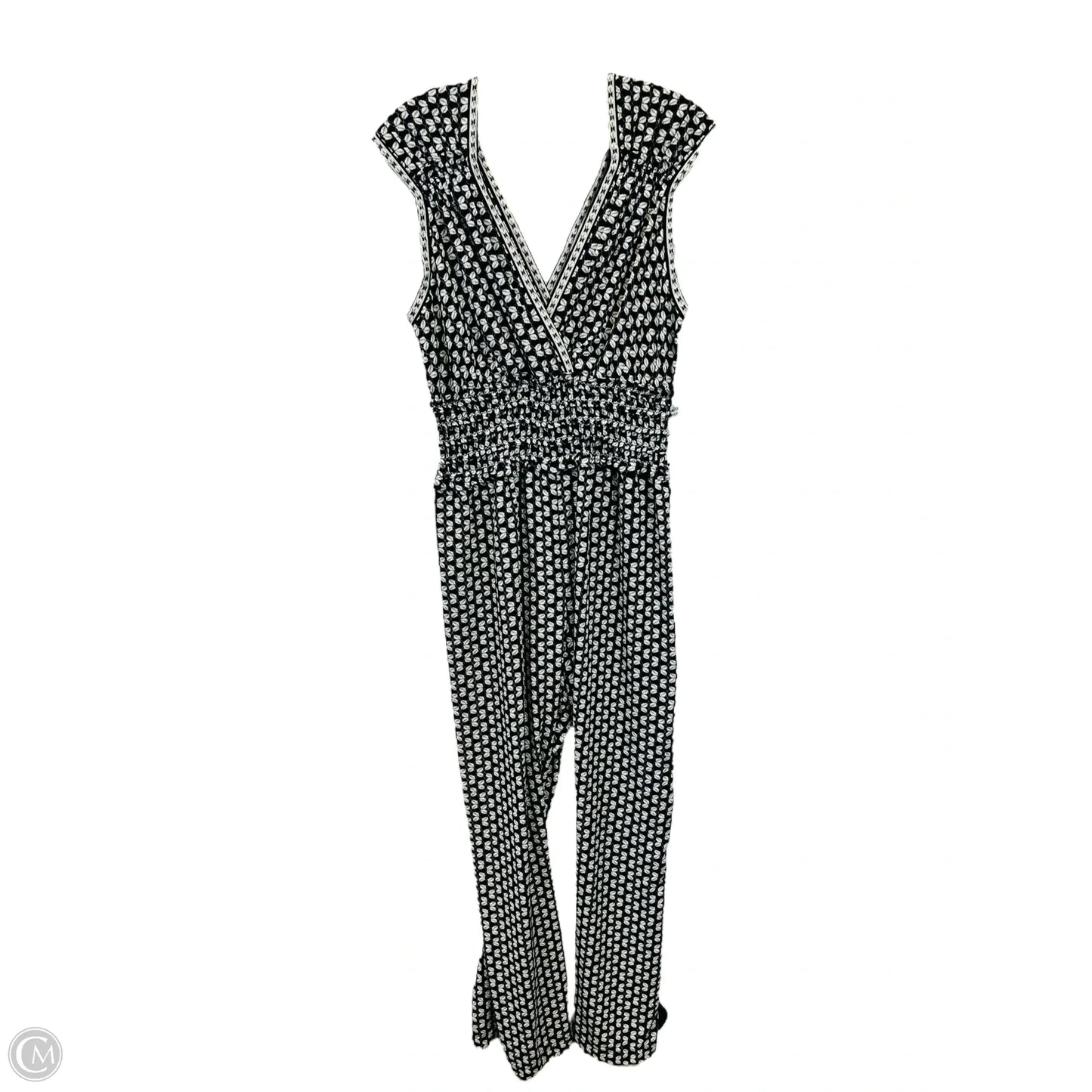 Jumpsuit By Max Studio In Black & Cream, Size: 0