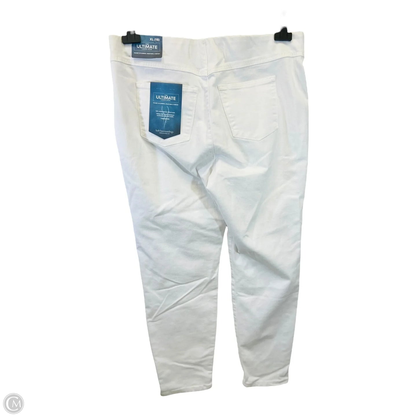 Pants Cropped By Soft Surroundings In White, Size: Xl
