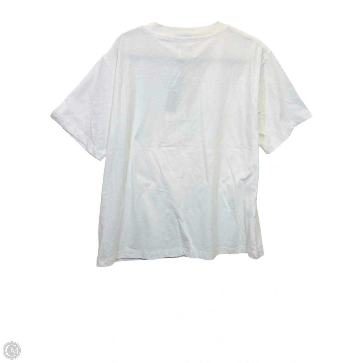 Top Short Sleeve Designer By Cma In White, Size: S