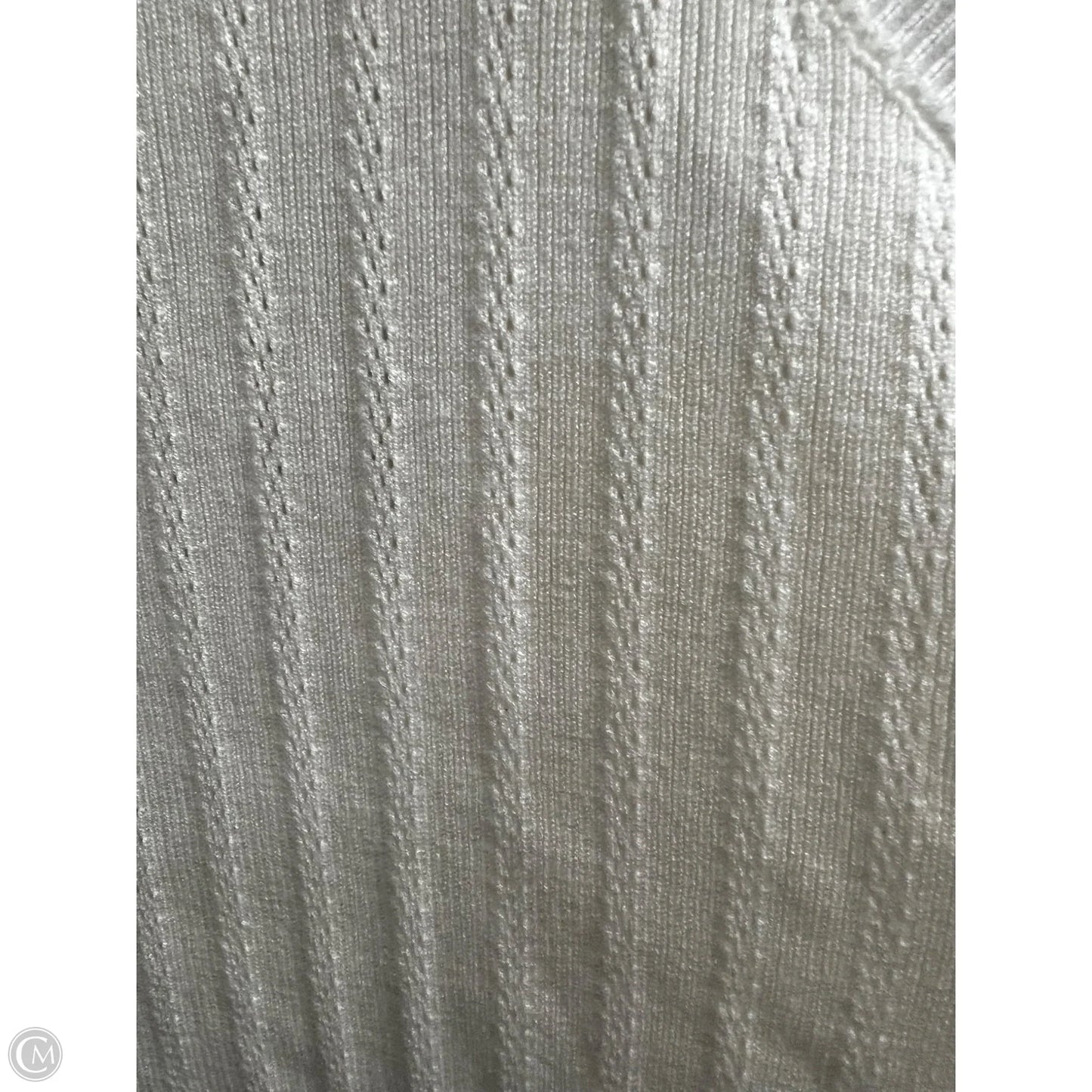 Top Sleeveless By Skies Are Blue In White, Size: M