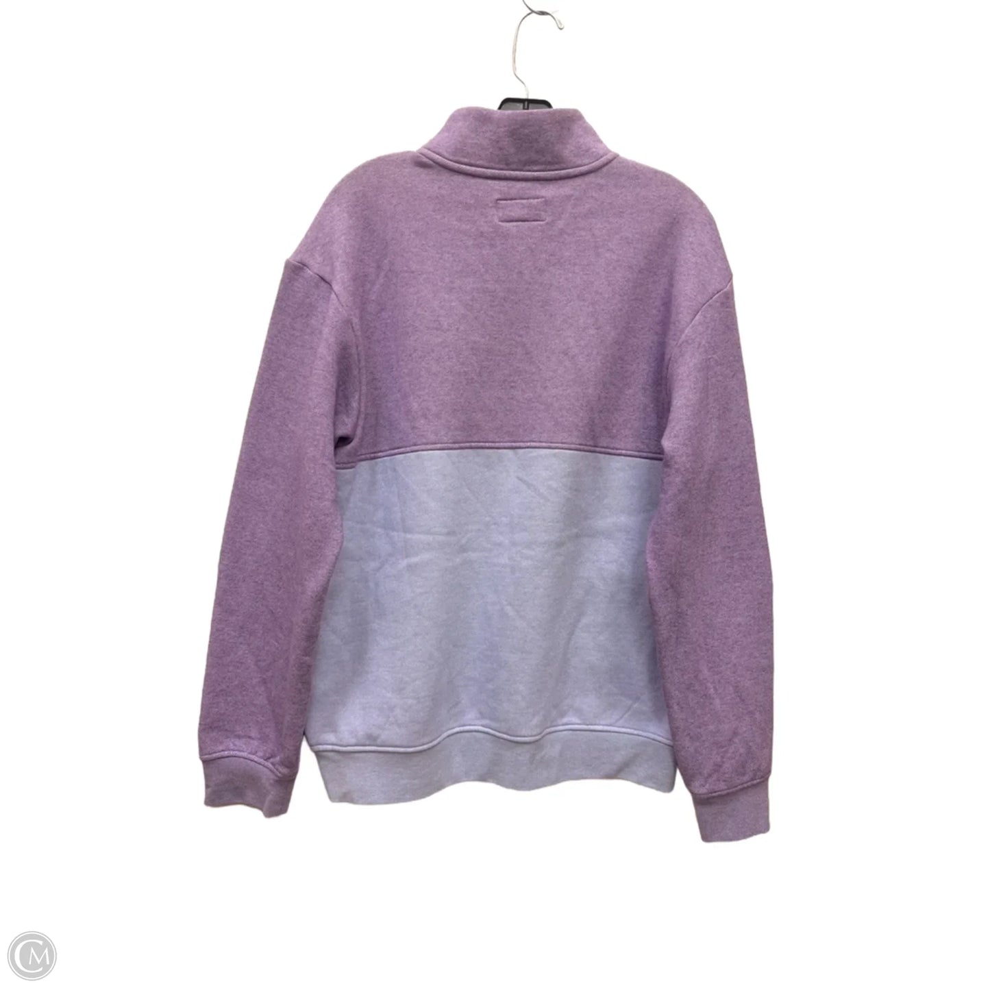 Sweatshirt Collar By Original Use In Purple, Size: M