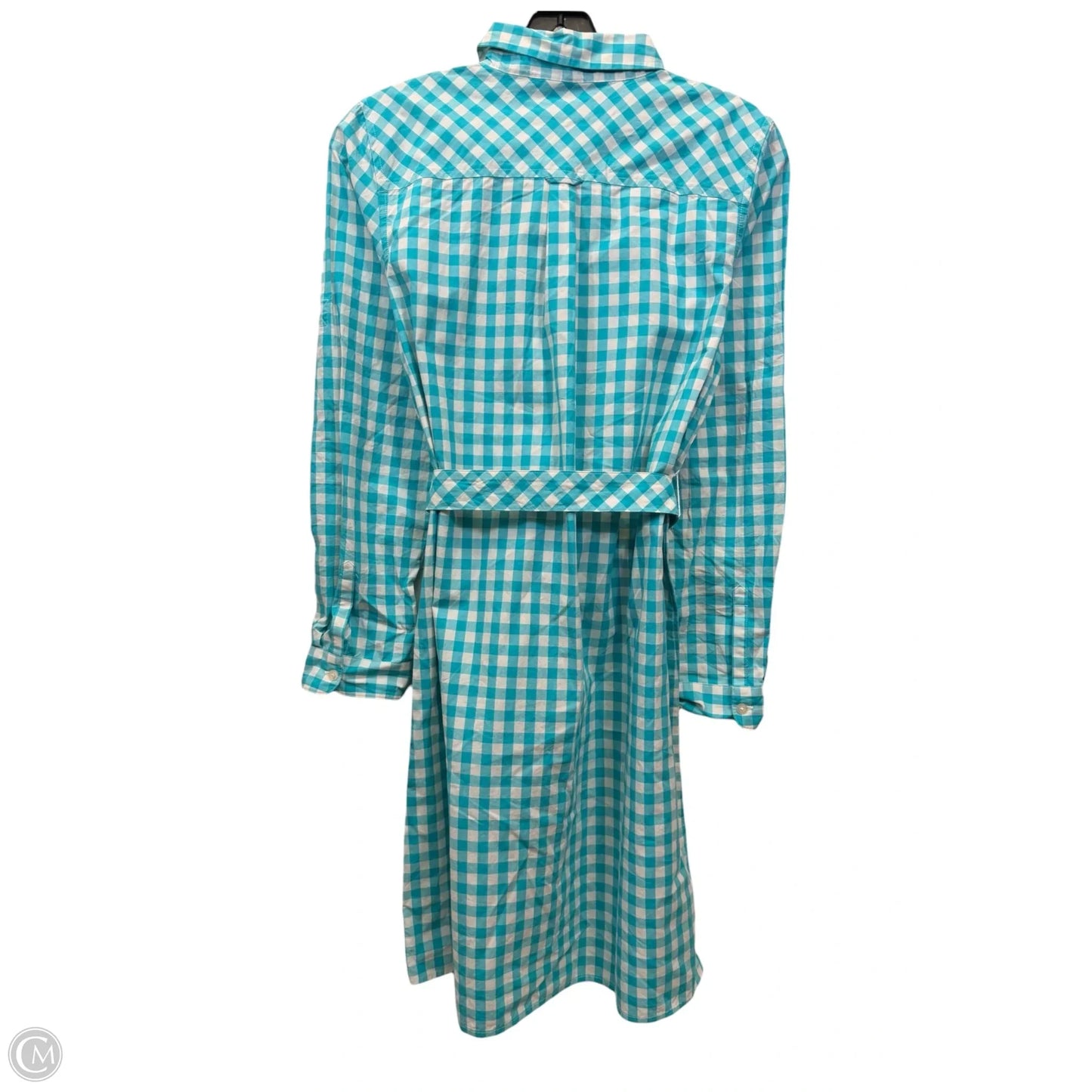 Dress Casual Midi By Vineyard Vines In Blue & White, Size: Xl