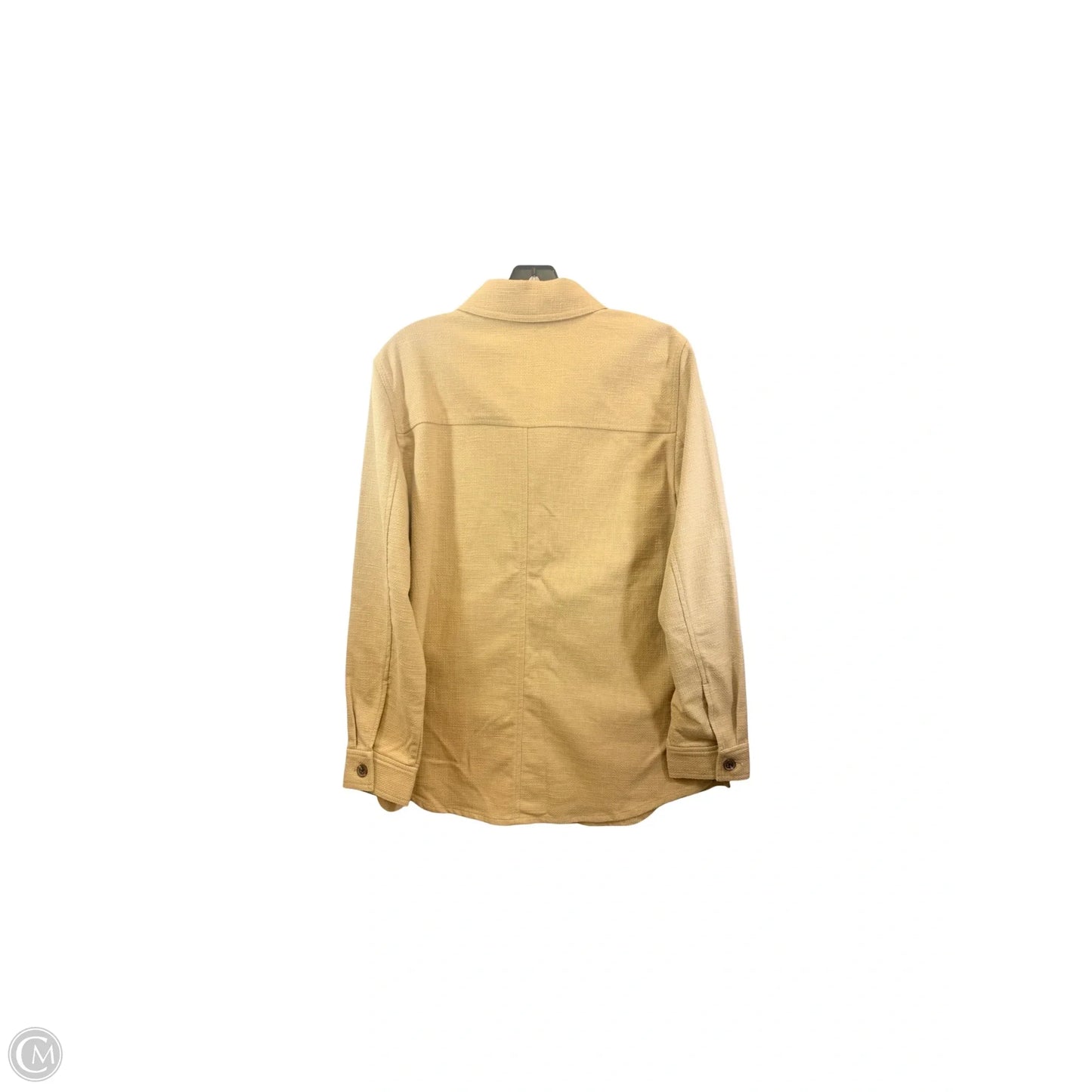 Top Long Sleeve By Talbots In Tan, Size: M