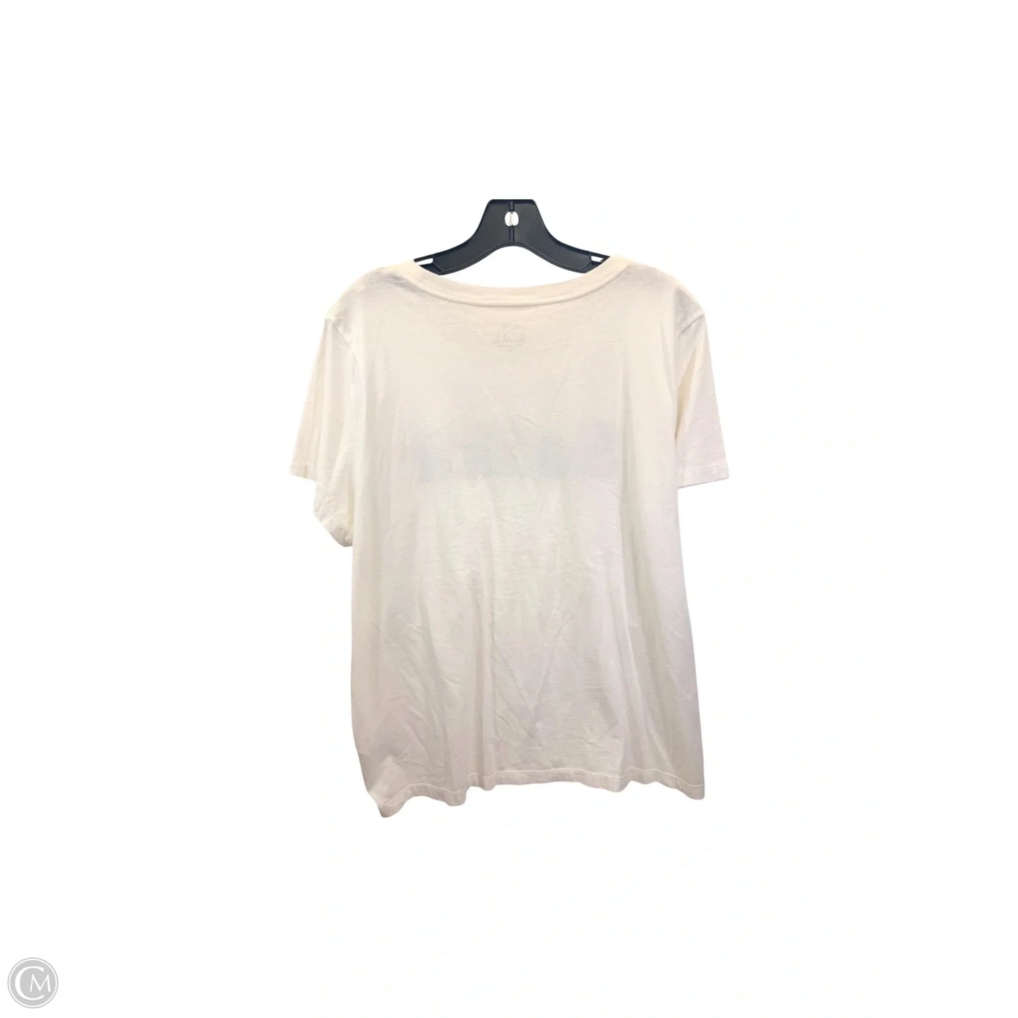 Top Short Sleeve Basic By J. Crew In Blue & Red & White, Size: Xl