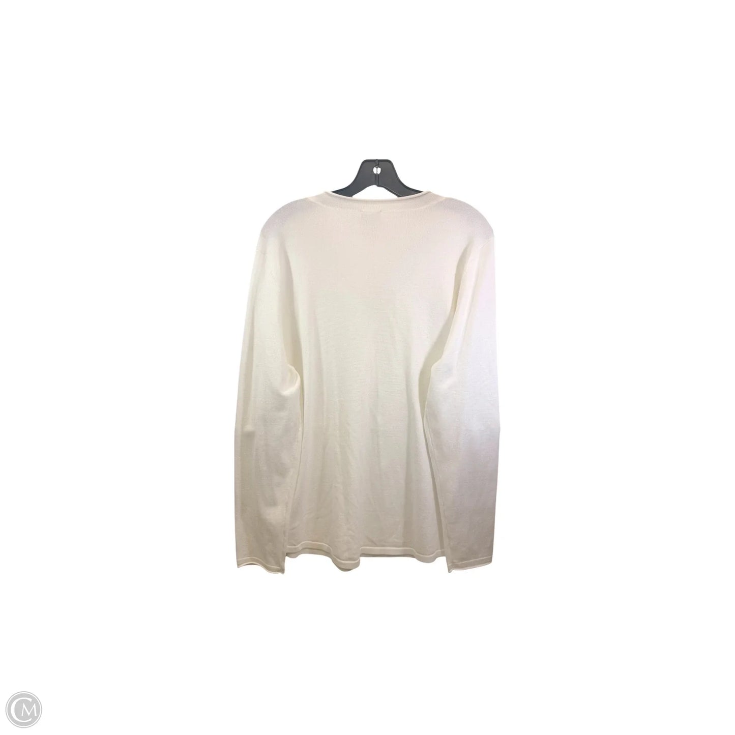 Top Long Sleeve By Chicos In White, Size: 2