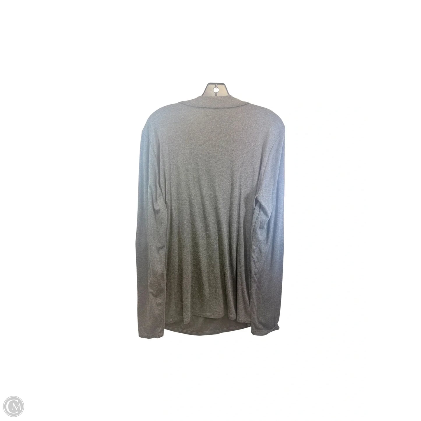 Top Long Sleeve By White House Black Market In Grey, Size: Xl