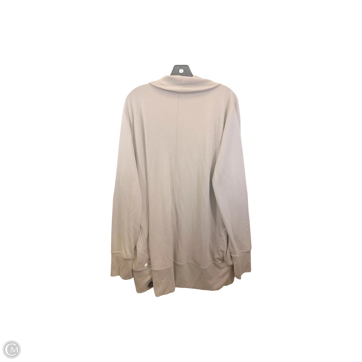 Cardigan By Danskin In Tan, Size: Xxl