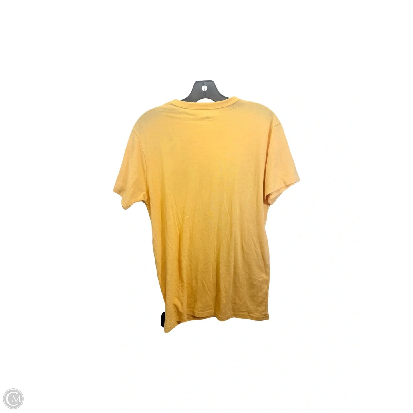 Top Short Sleeve Basic By League In Yellow, Size: S