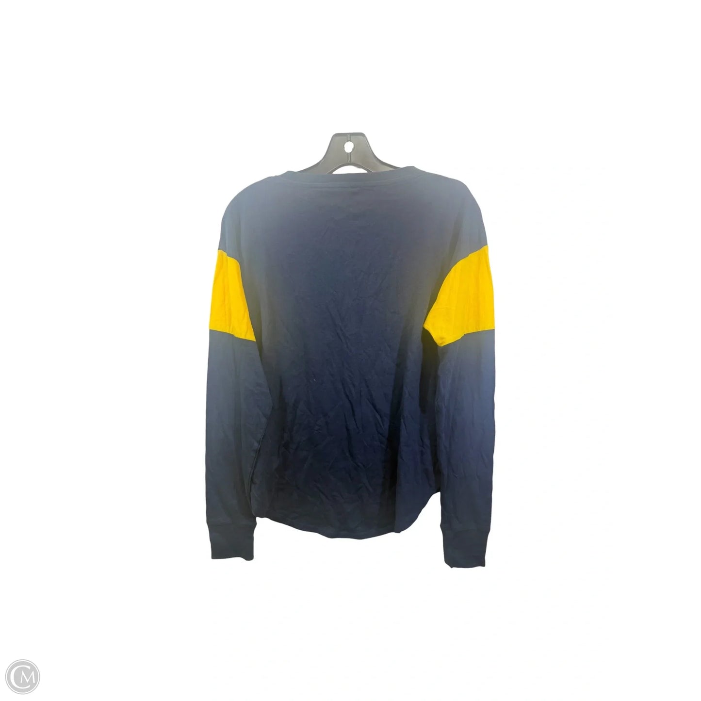 Top Long Sleeve By Colosseum In Blue & Yellow, Size: S
