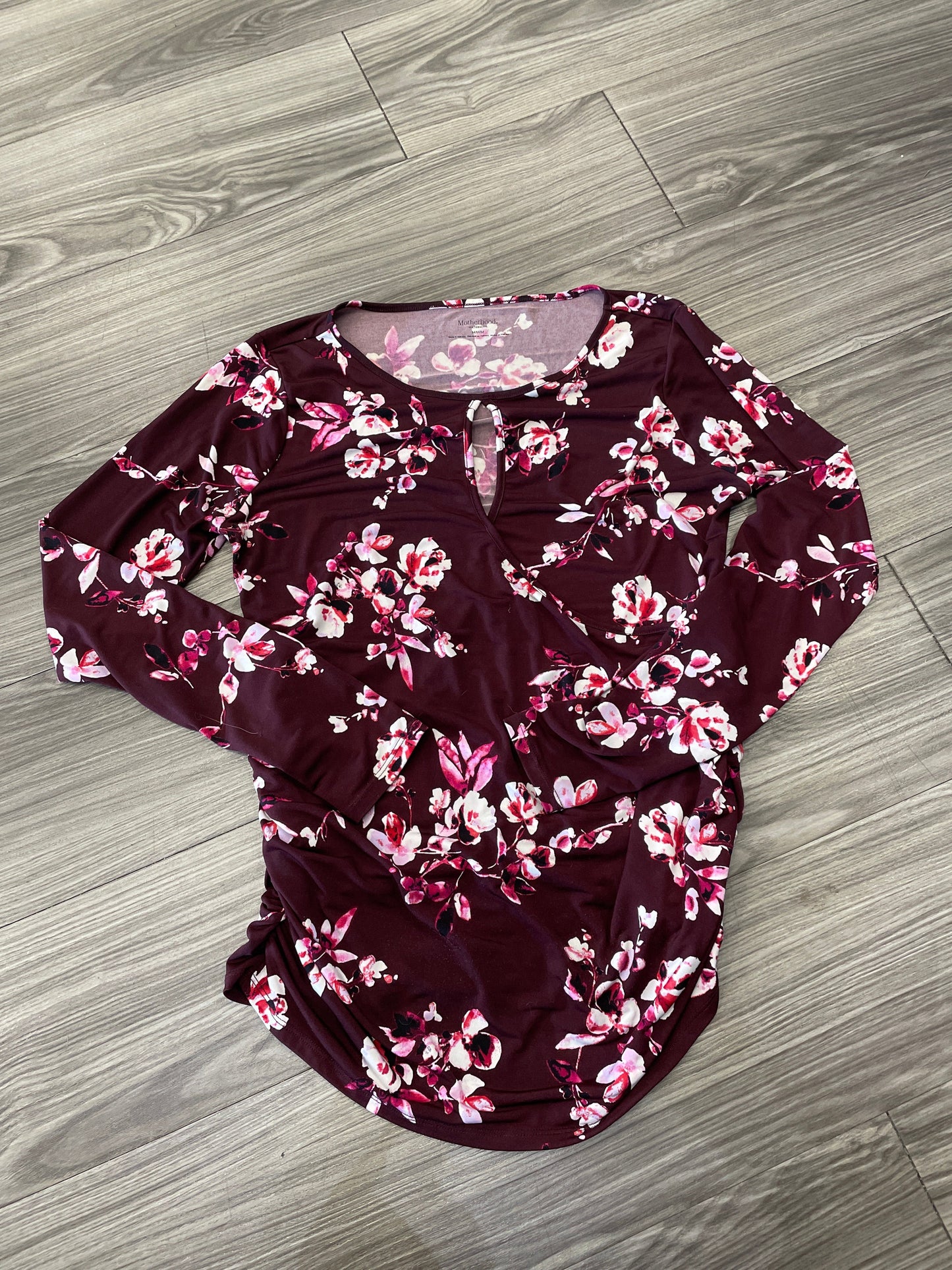 Maternity Top Long Sleeve By Motherhood Size: M