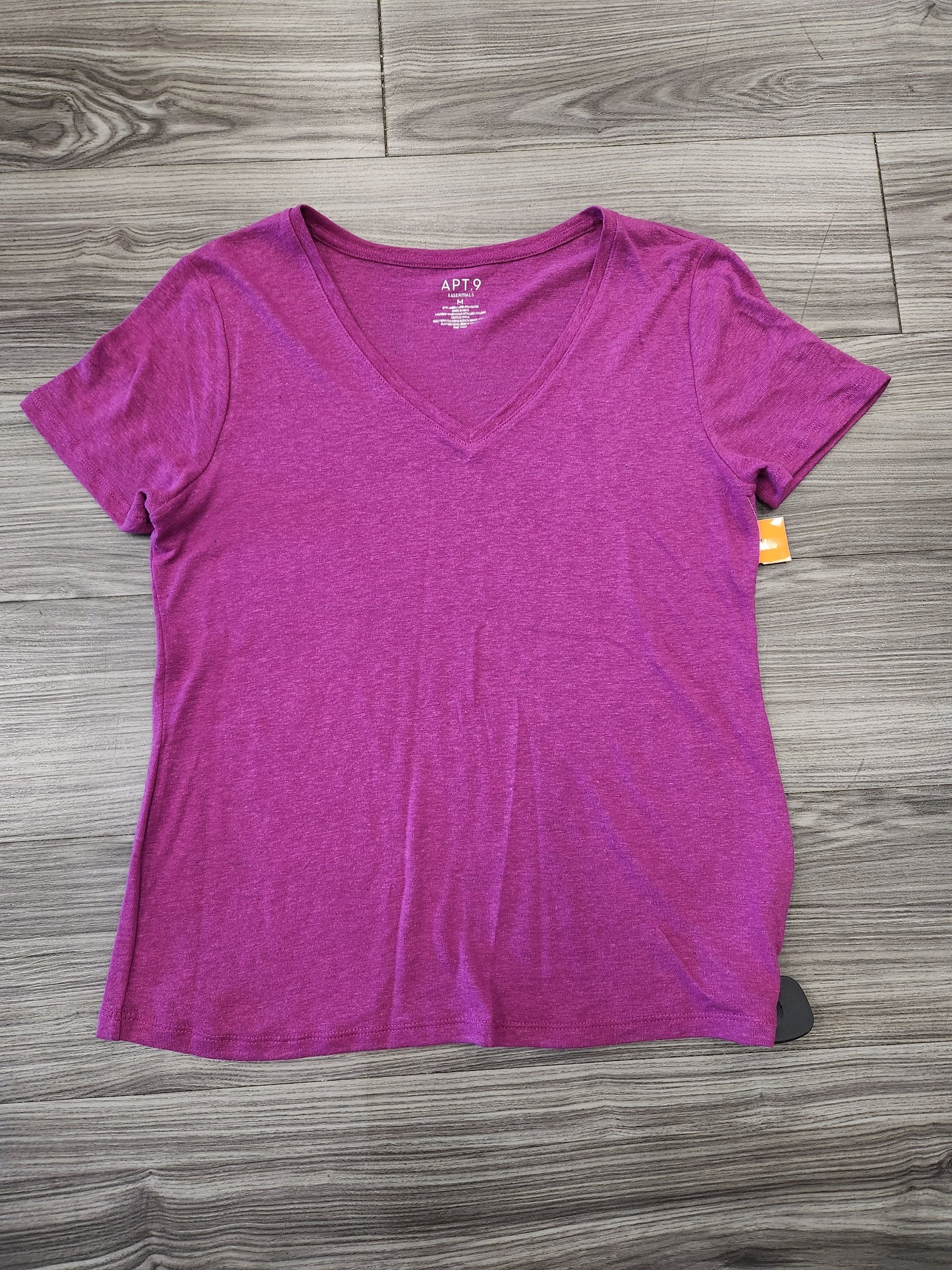 Top Short Sleeve Basic By Apt 9 Size: M