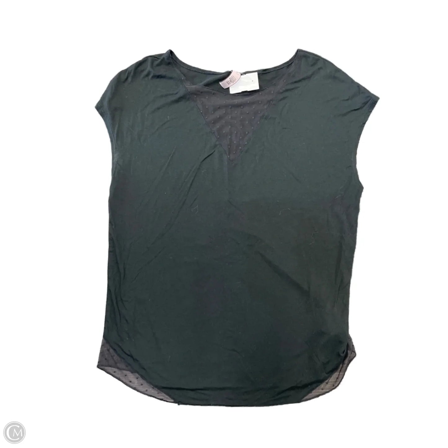 Top Short Sleeve Basic By Victorias Secret In Black, Size: S