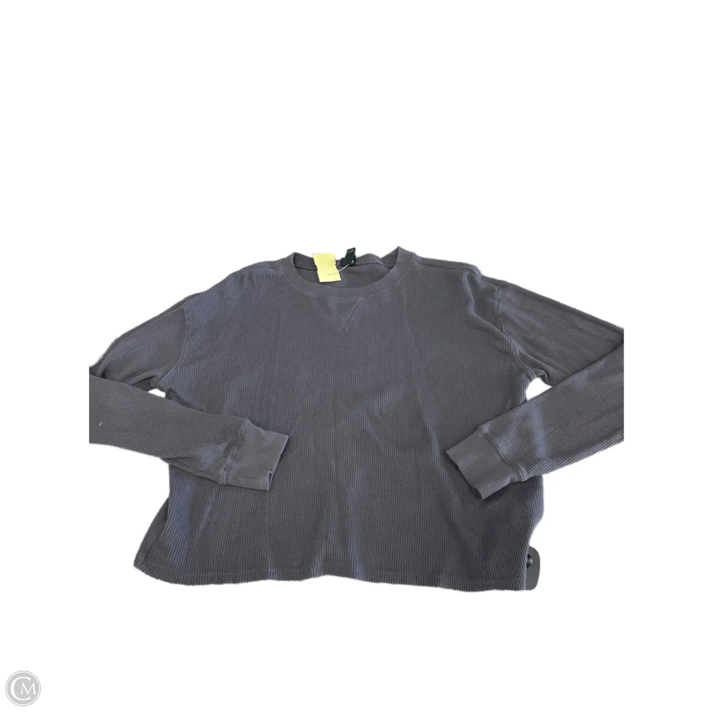 Top Long Sleeve Basic By Wild Fable In Grey, Size: Xs