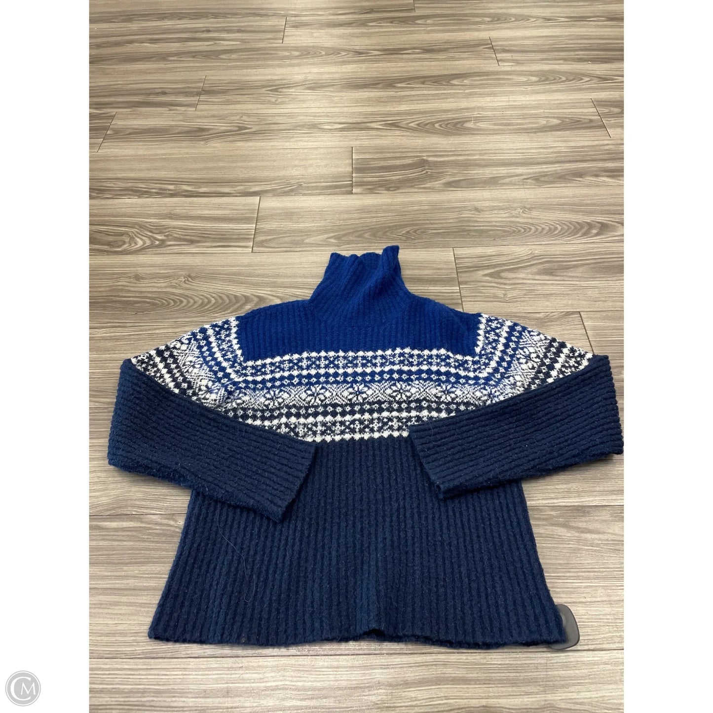 Sweater By Liz Claiborne In Blue, Size: S