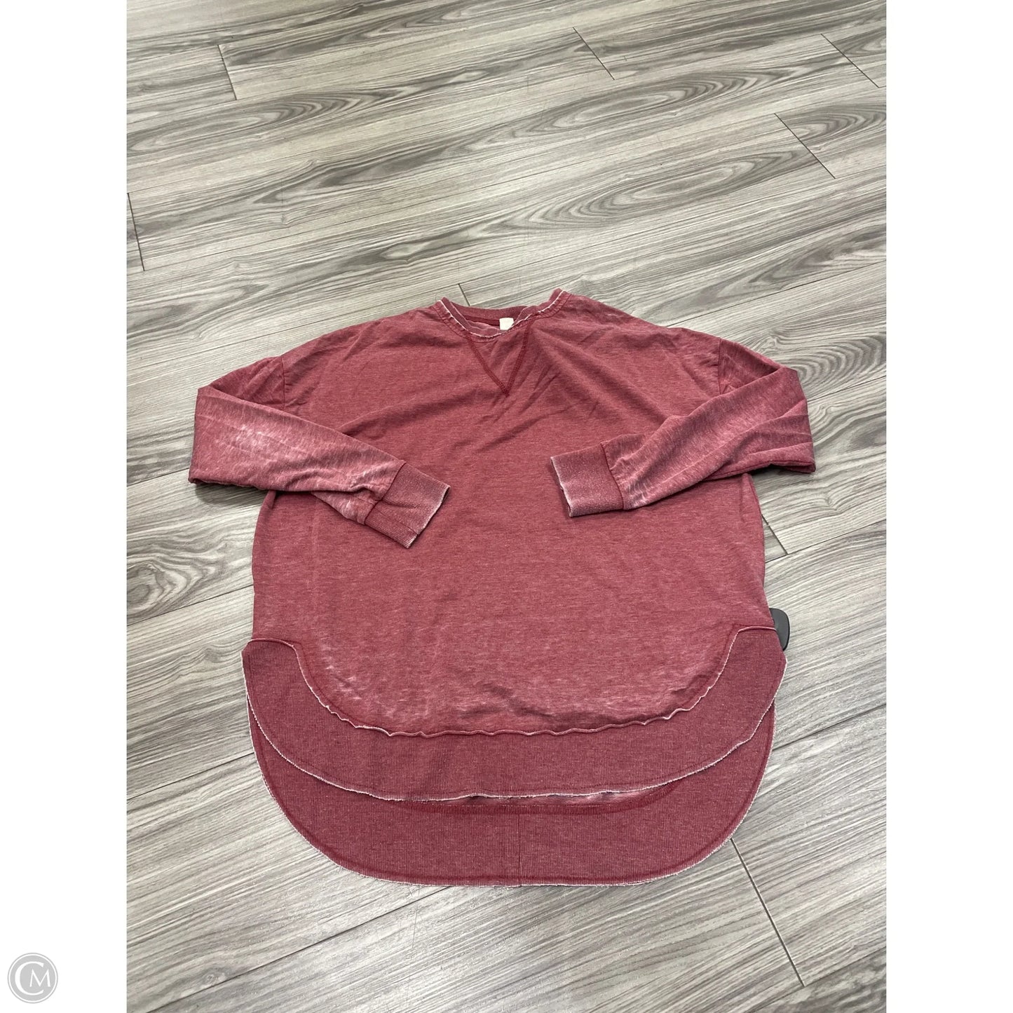 Top Long Sleeve By Altard State In Red, Size: S