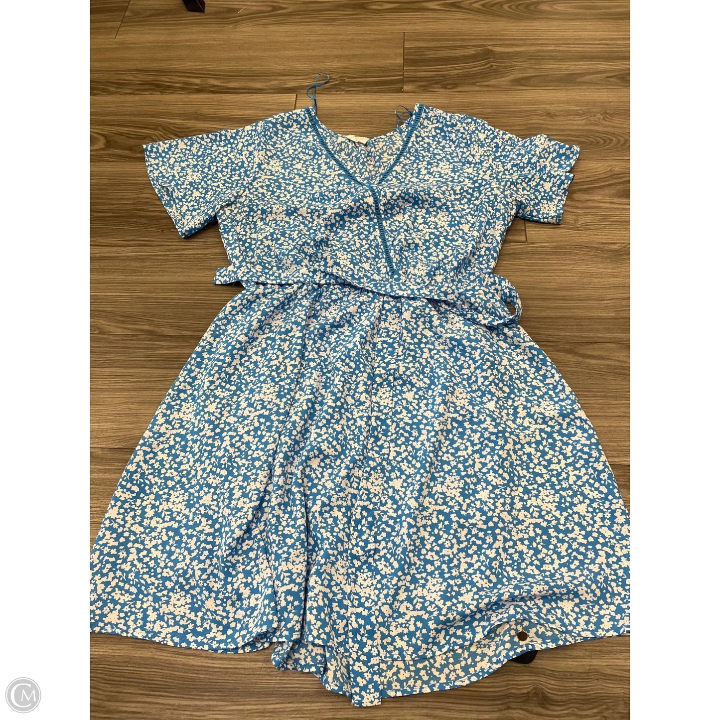 Dress Casual Short By Sienna Sky In Blue, Size: Xl