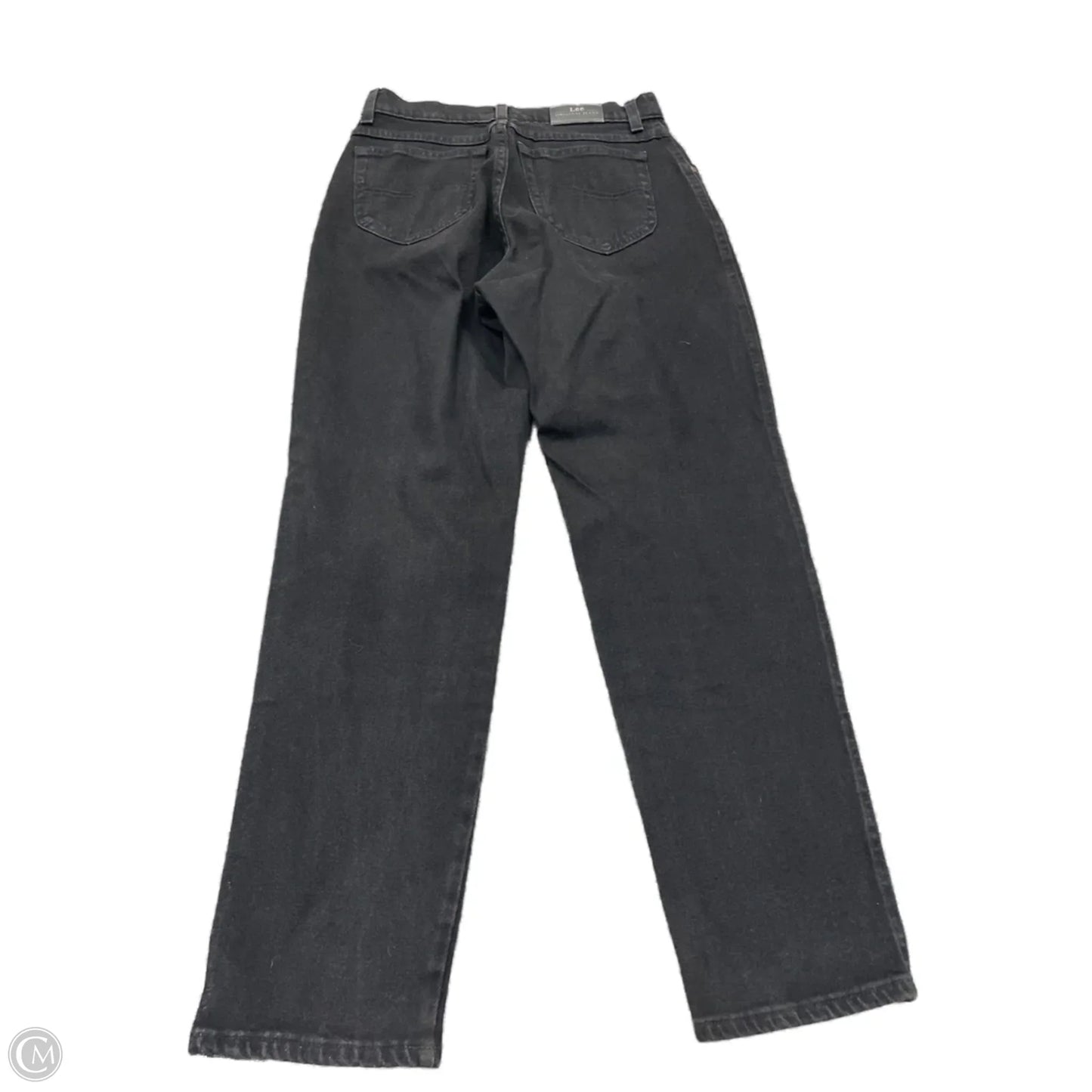 Jeans Boyfriend By Lee In Black Denim, Size: 2