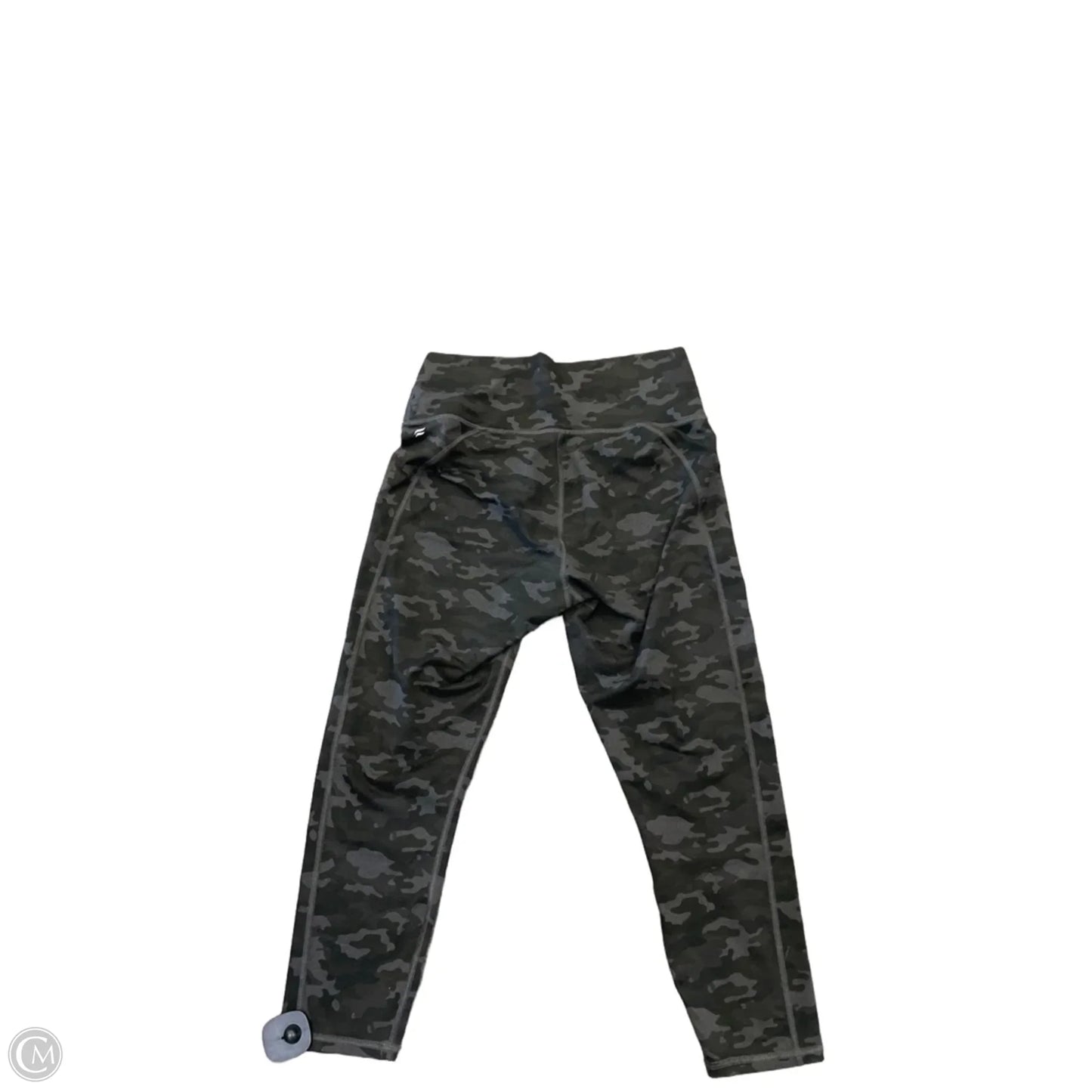 Athletic Leggings By Fabletics In Camouflage Print, Size: M