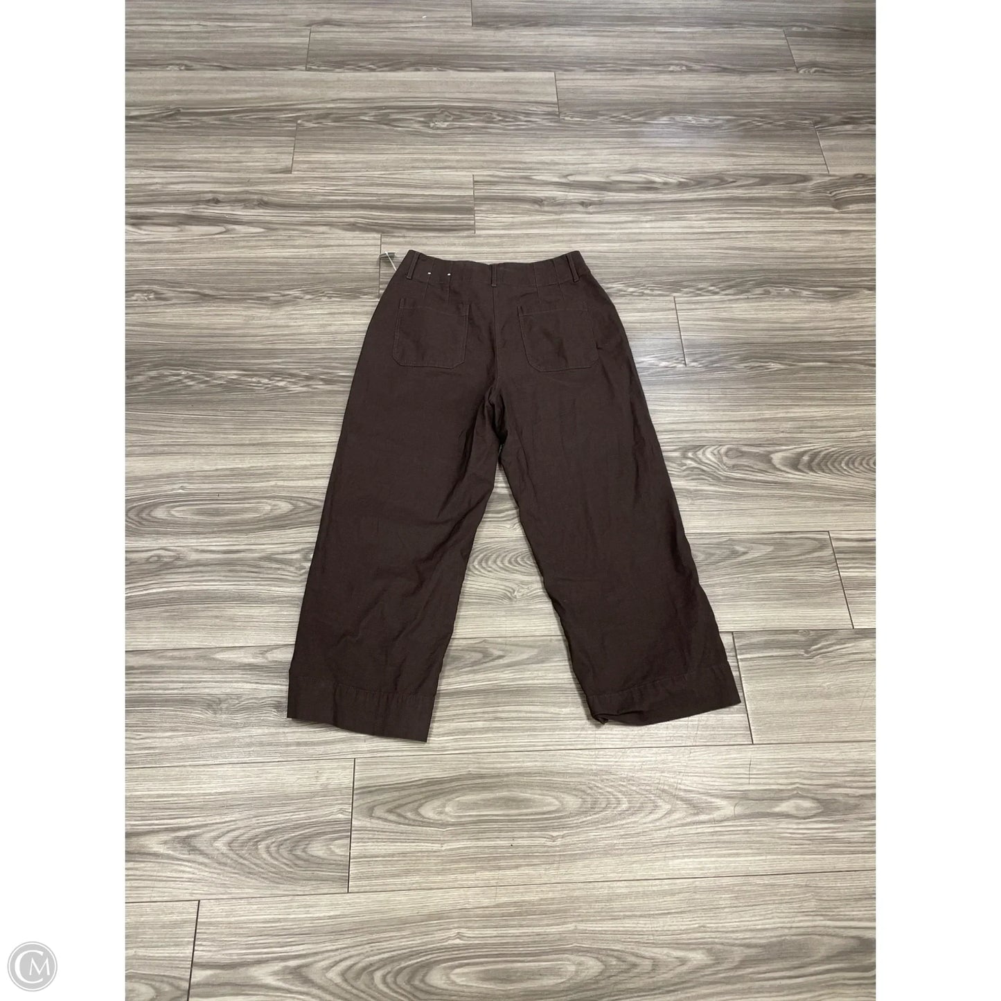 Pants Wide Leg By Nicole Miller In Brown, Size: 10