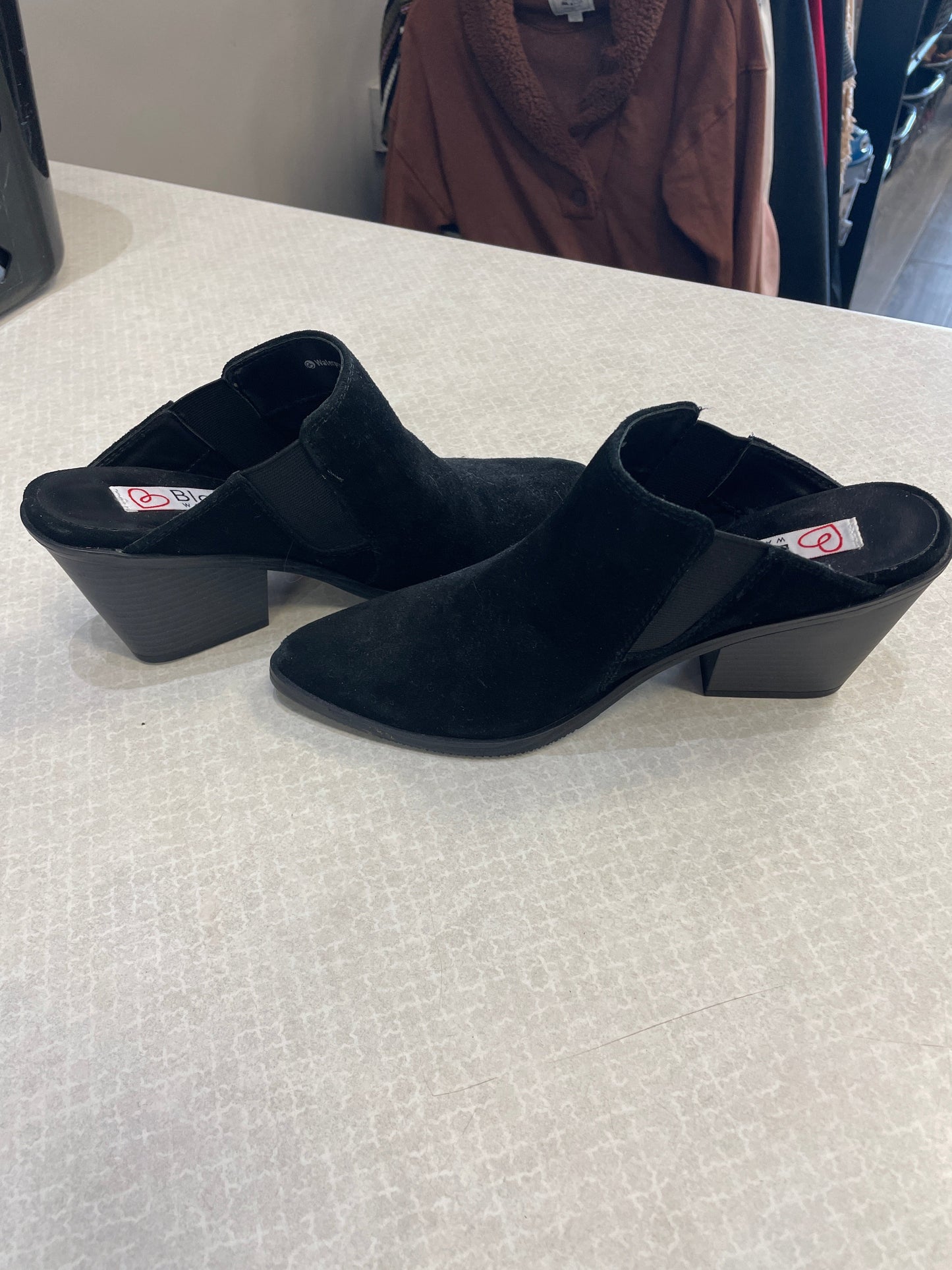 Boots Ankle Heels By Blondo In Black, Size: 7.5