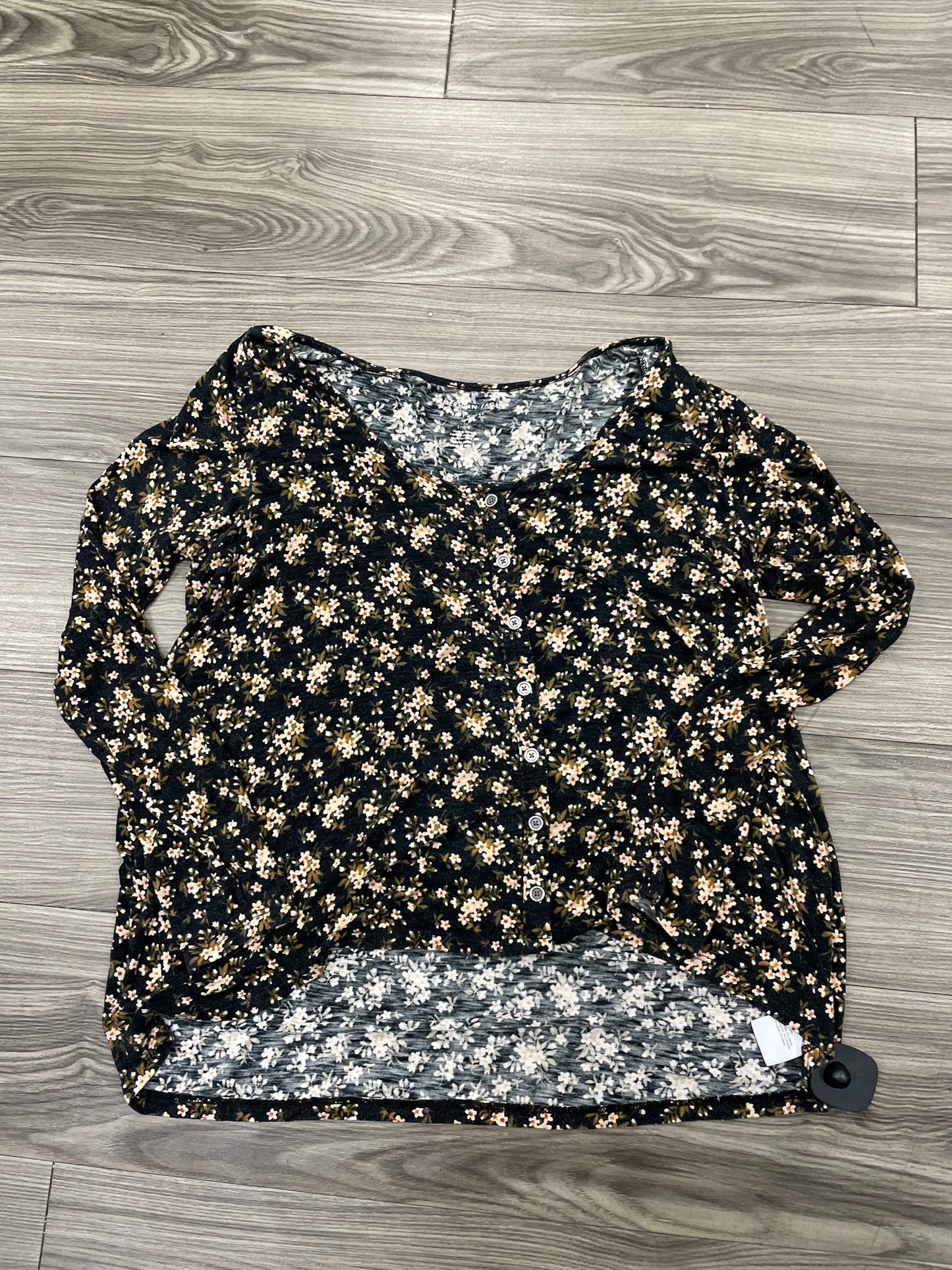 Top Long Sleeve By American Eagle Size: L