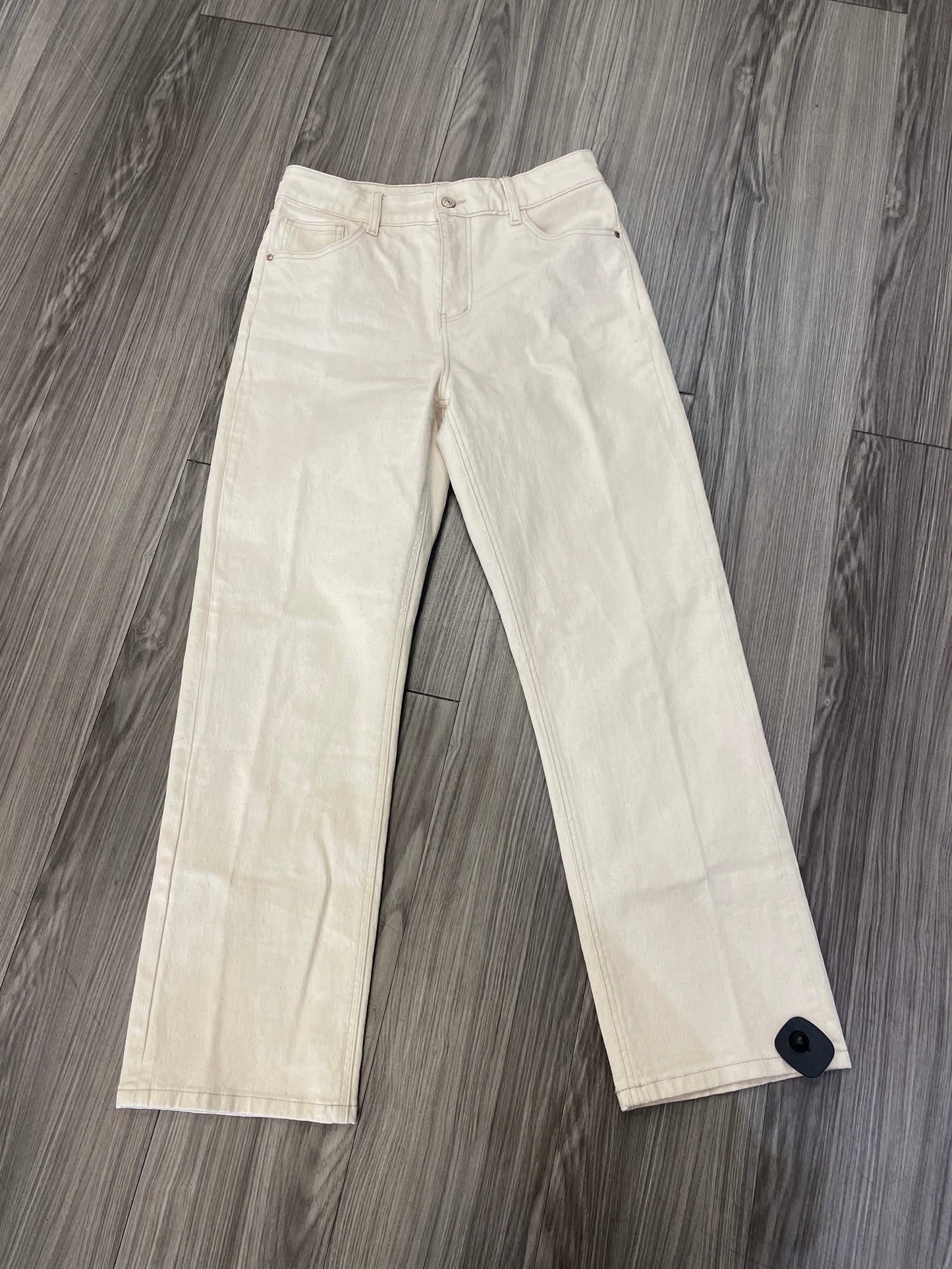 Jeans Flared By Clothes Mentor In Tan, Size: 12l