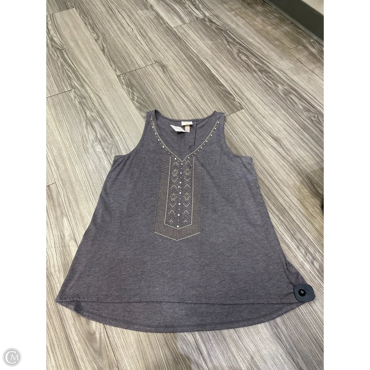 Tank Top By Knox Rose In Grey, Size: M