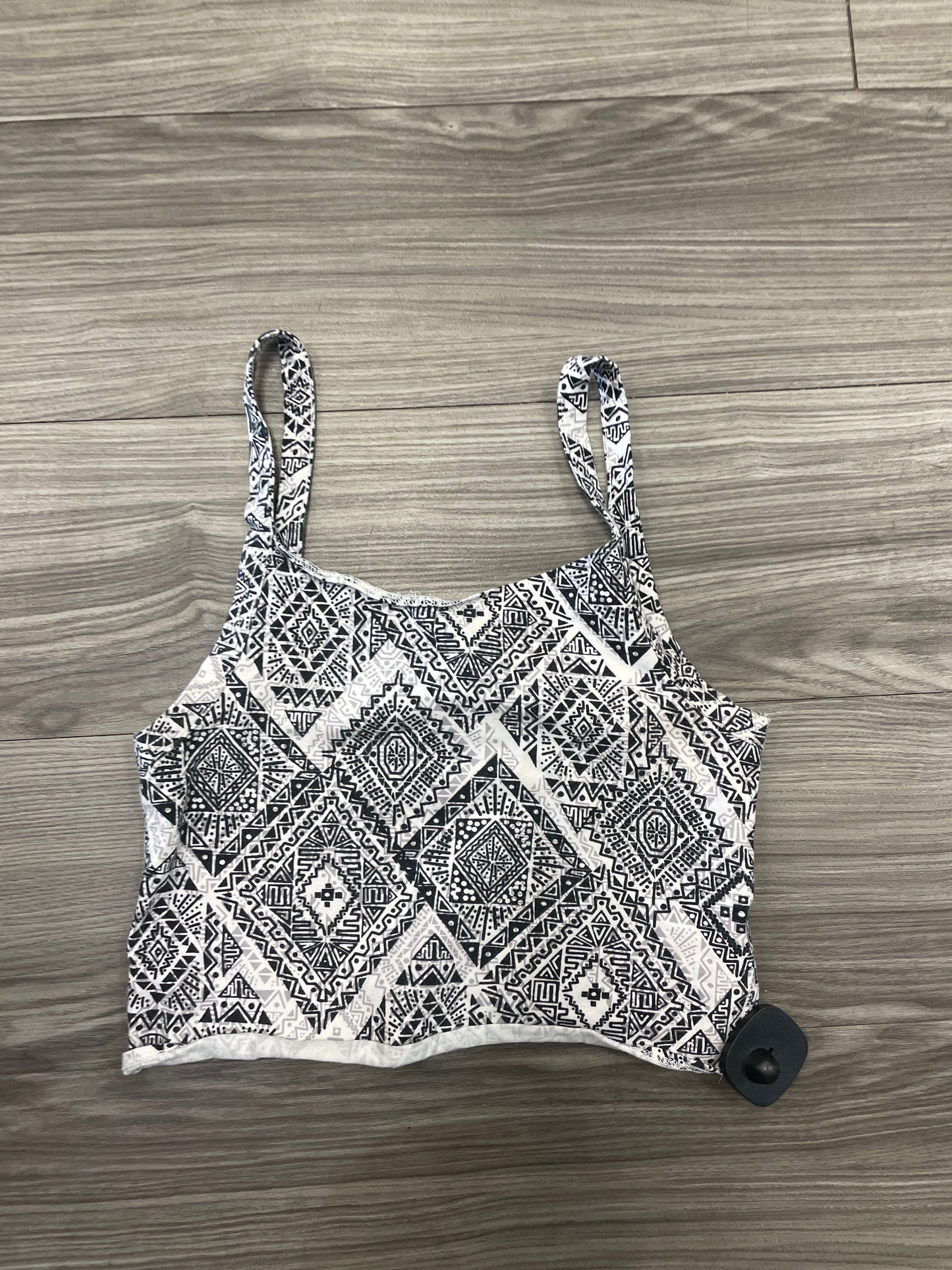 Tank Top By Aeropostale In Black & White, Size: M