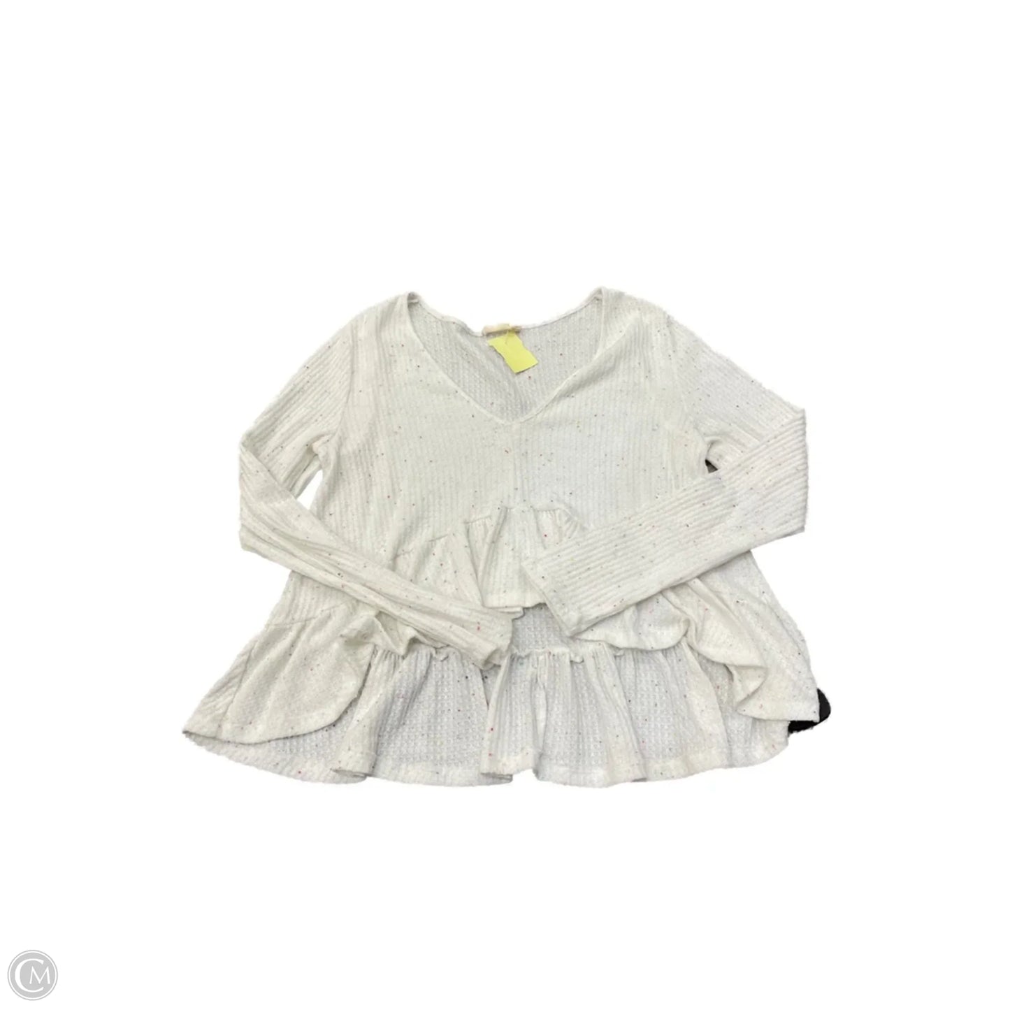 Top Long Sleeve Basic By Altard State In White, Size: M