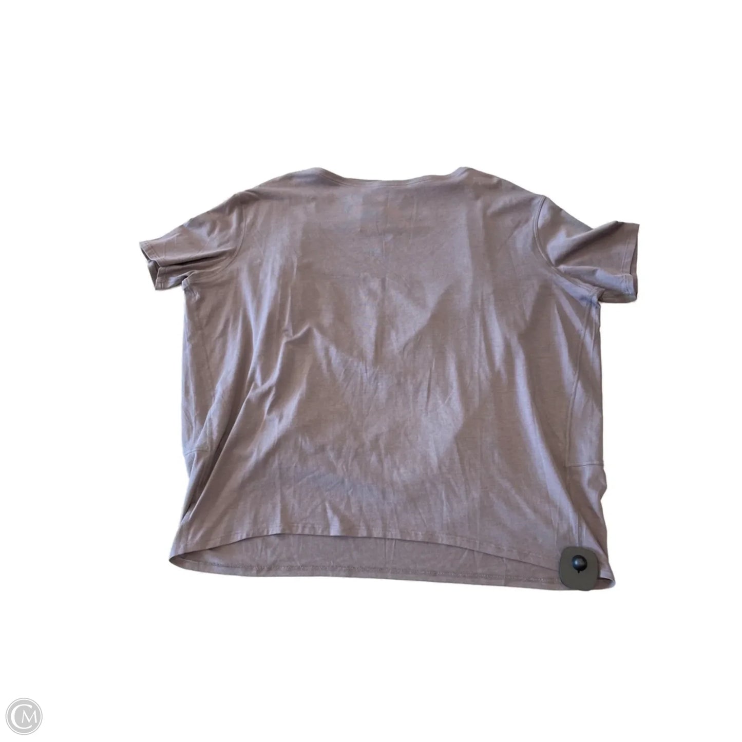 Athletic Top Short Sleeve By Lululemon In Brown, Size: 6