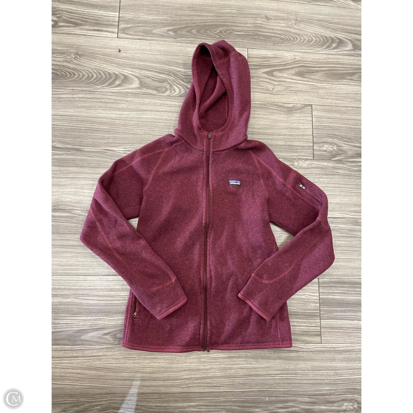 Athletic Jacket By Patagonia In Red, Size: M