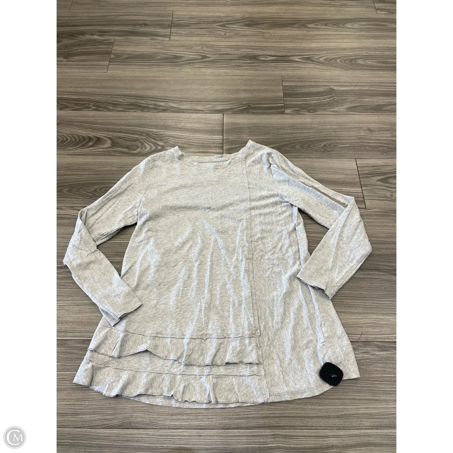 Top Long Sleeve By Soft Surroundings In Grey, Size: L