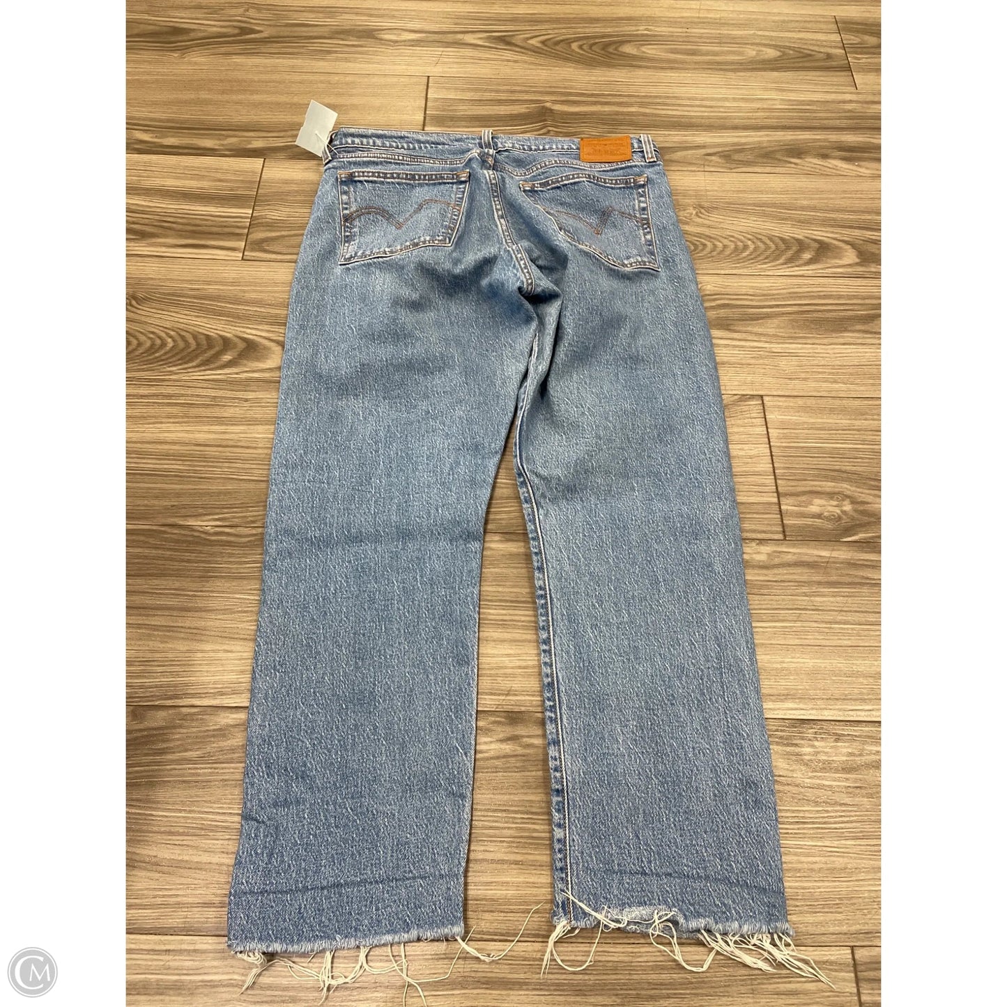 Jeans Straight By Levis In Blue, Size: 12