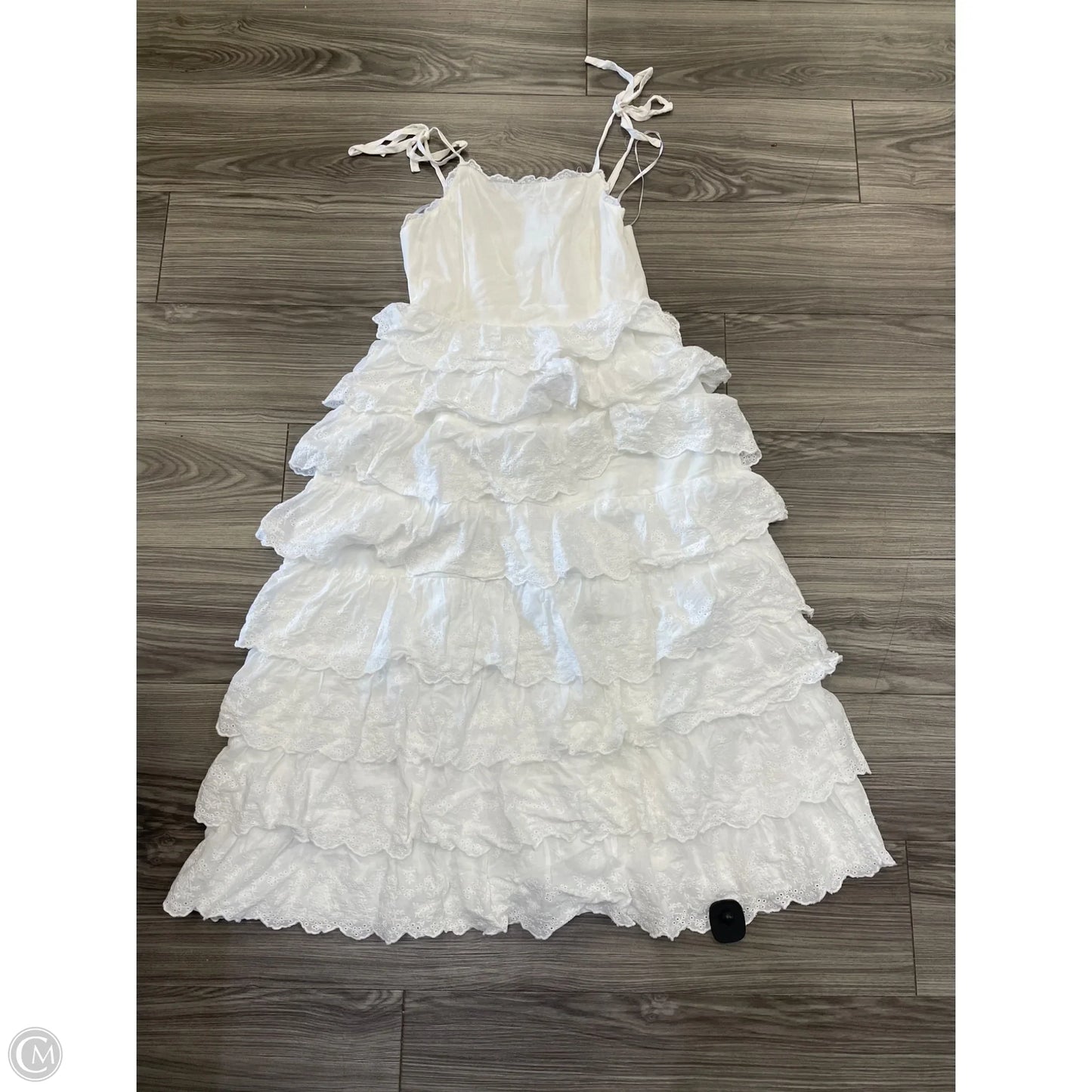 Dress Casual Midi By Lulus In White, Size: M