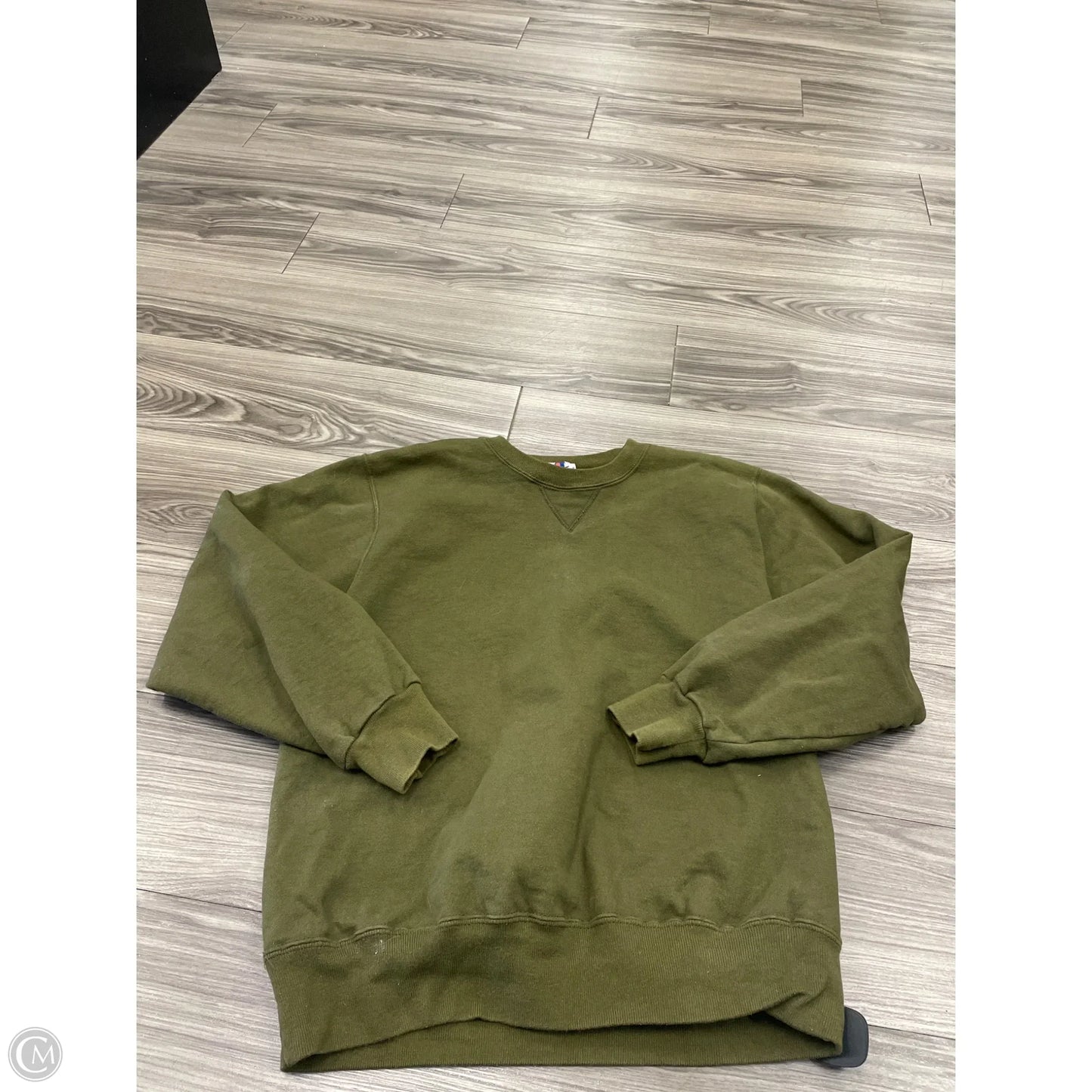 Sweatshirt Crewneck By Champion In Green, Size: L