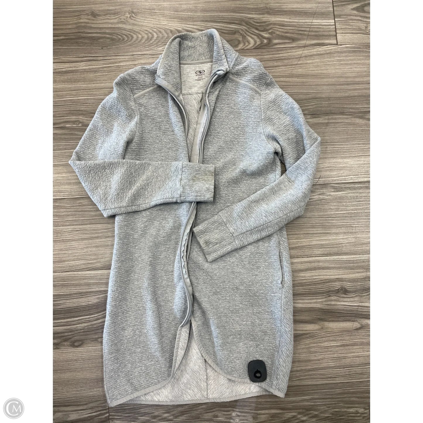 Athletic Jacket By Athletic Works In Grey, Size: S