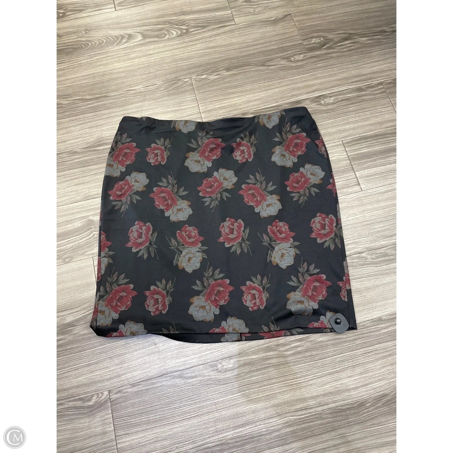 Skirt Midi By Cj Banks In Black, Size: 3x