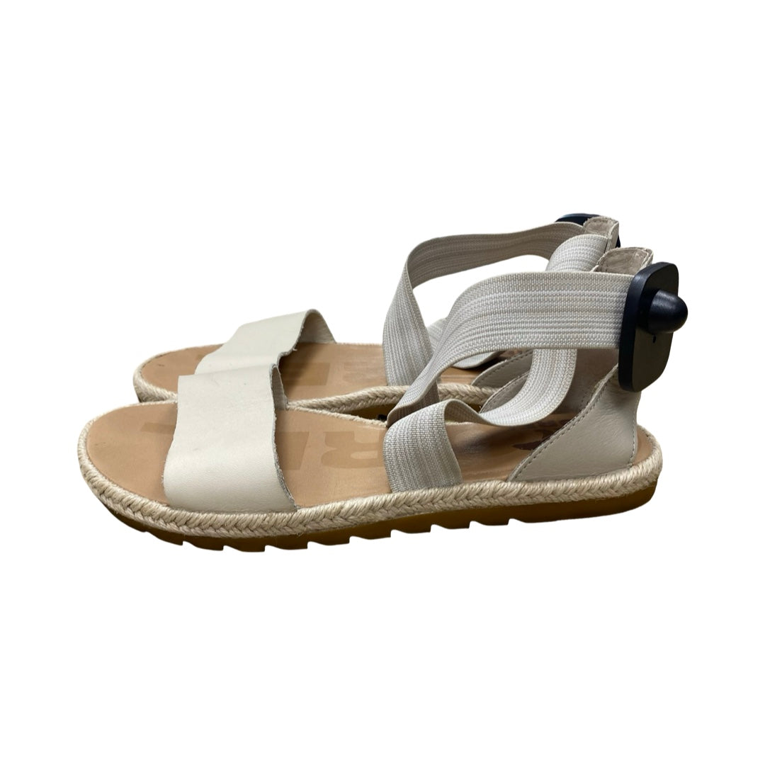Sandals Designer By Sorel In Beige, Size:7