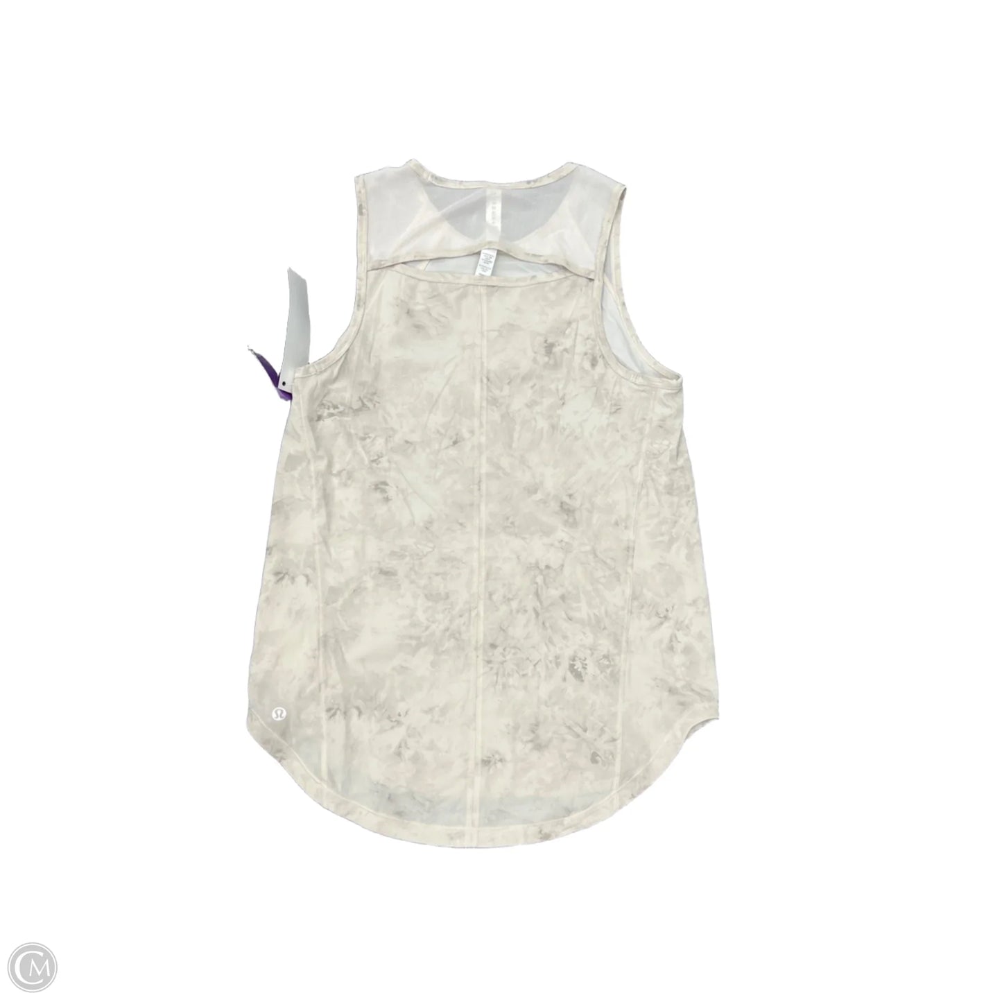 Athletic Tank Top By Lululemon In Tie Dye Print, Size: 4