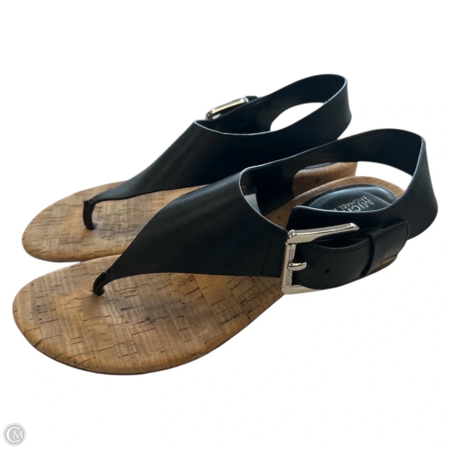 Sandals Designer By Michael Kors In Black, Size: 6