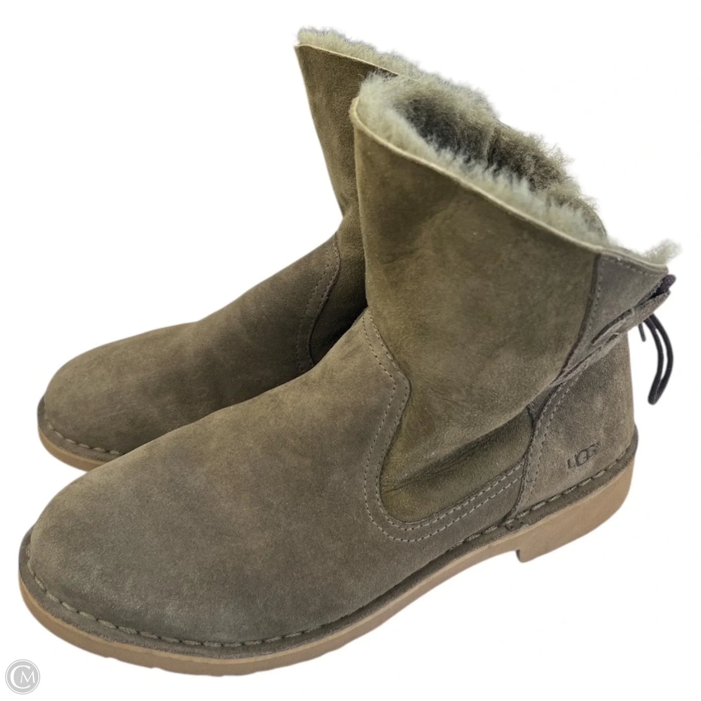 Boots Designer By Ugg In Brown, Size: 8.5