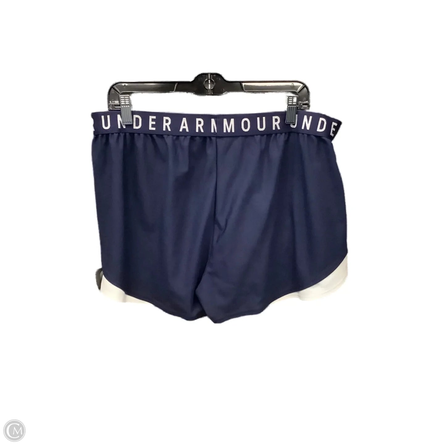 Athletic Shorts By Under Armour In Navy, Size: Xxl