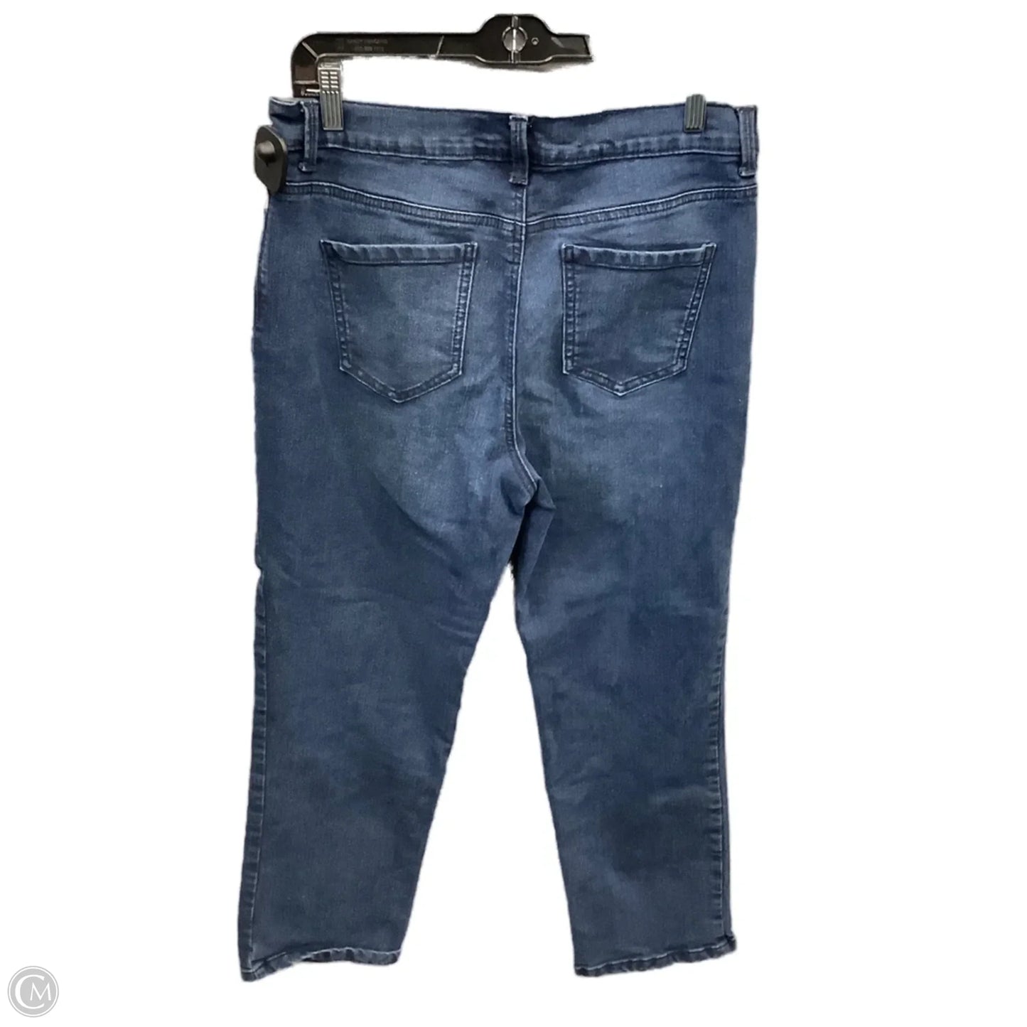 Jeans Straight By Gloria Vanderbilt In Blue Denim, Size: 12p