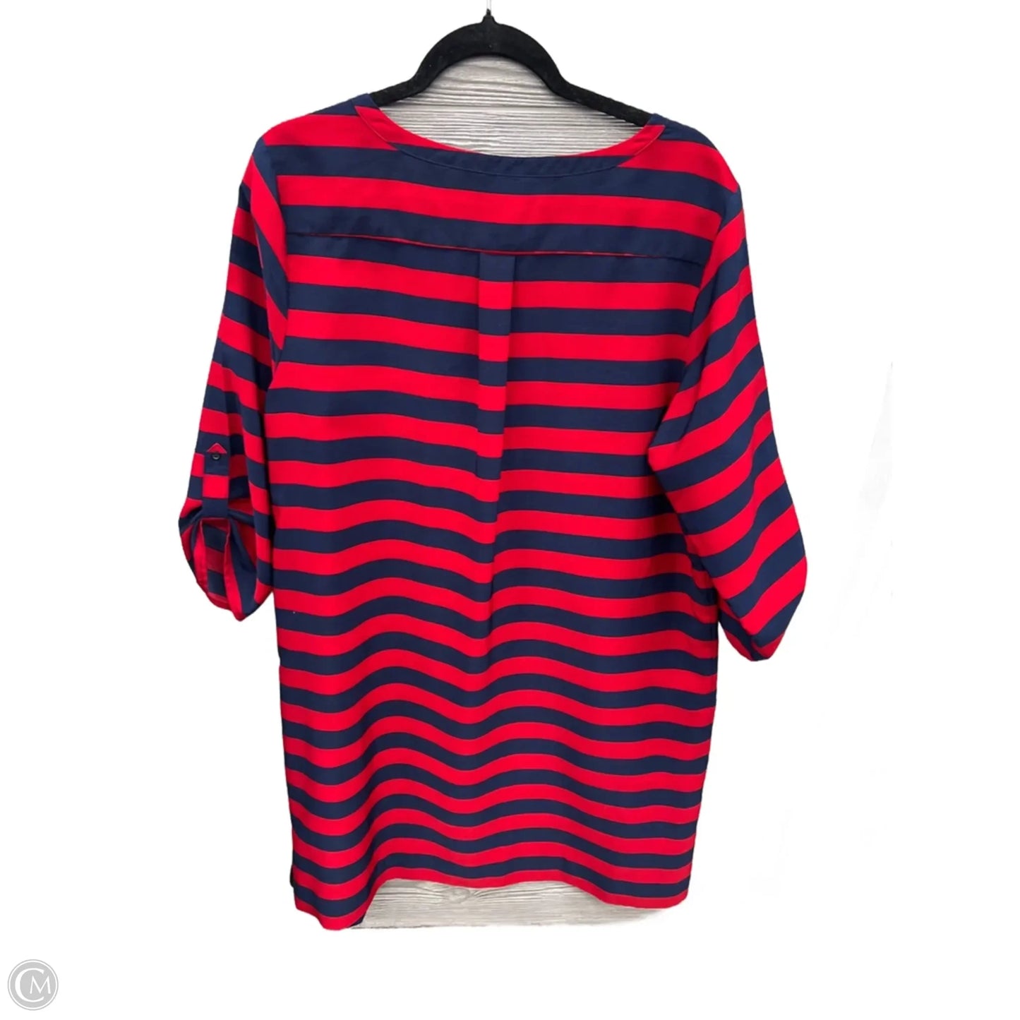 Dress Casual Midi By Gap In Blue & Red, Size: Xl